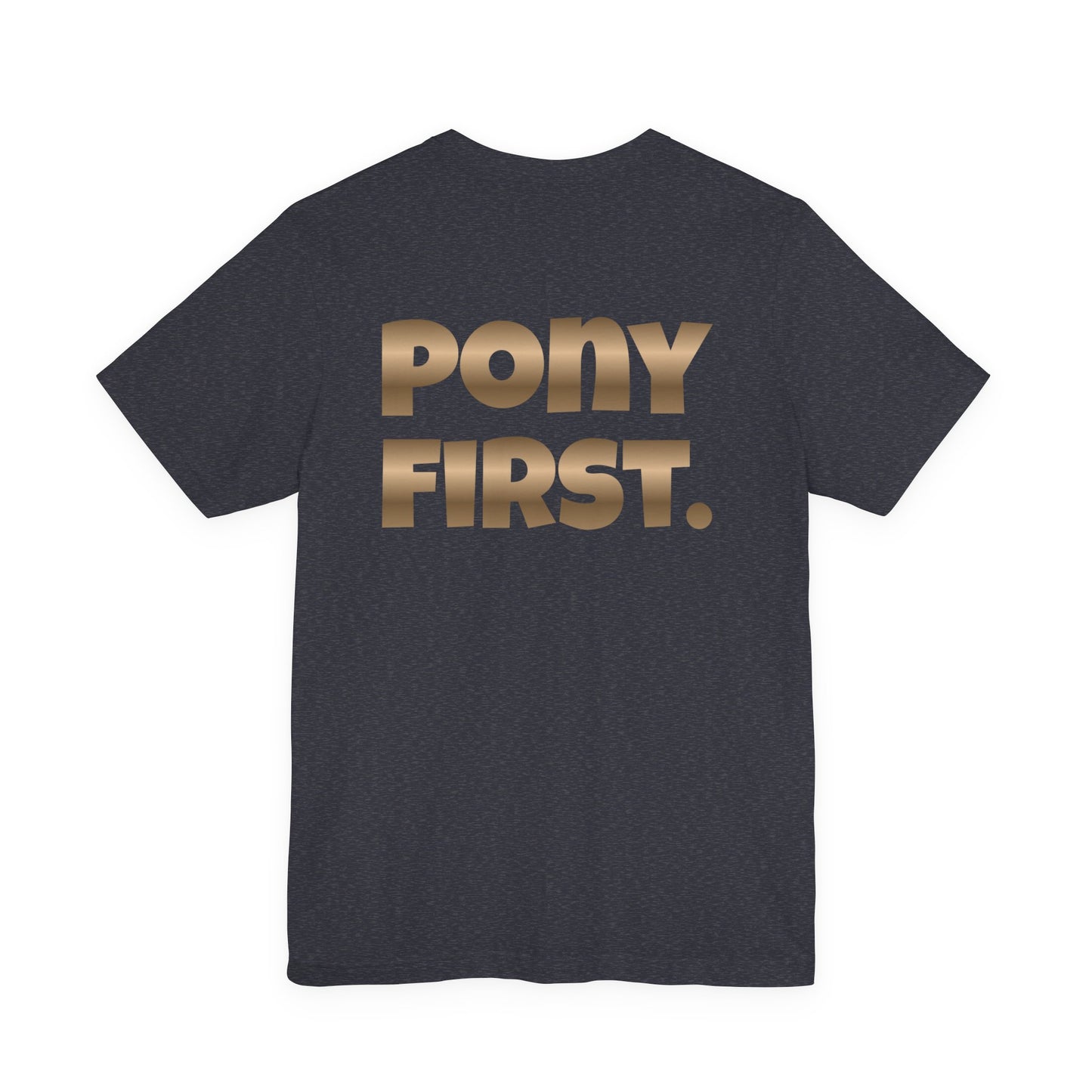 Pony First T-Shirt mit Rückenprint I auf Wunsch mit Ponyname personalisiert