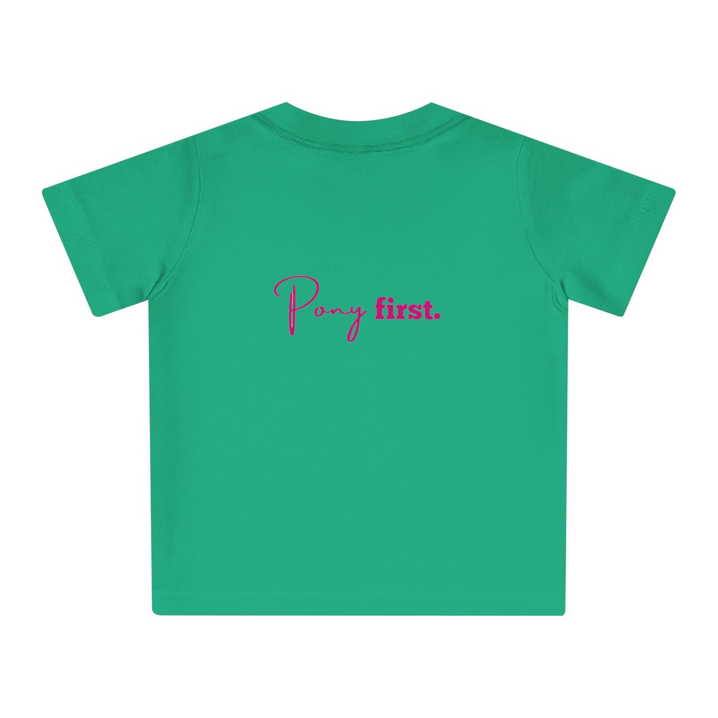 Pony First Baby T-Shirt – Pferdeliebe Shirt | Reitsport Baby Outfit | Stall Mode 2026