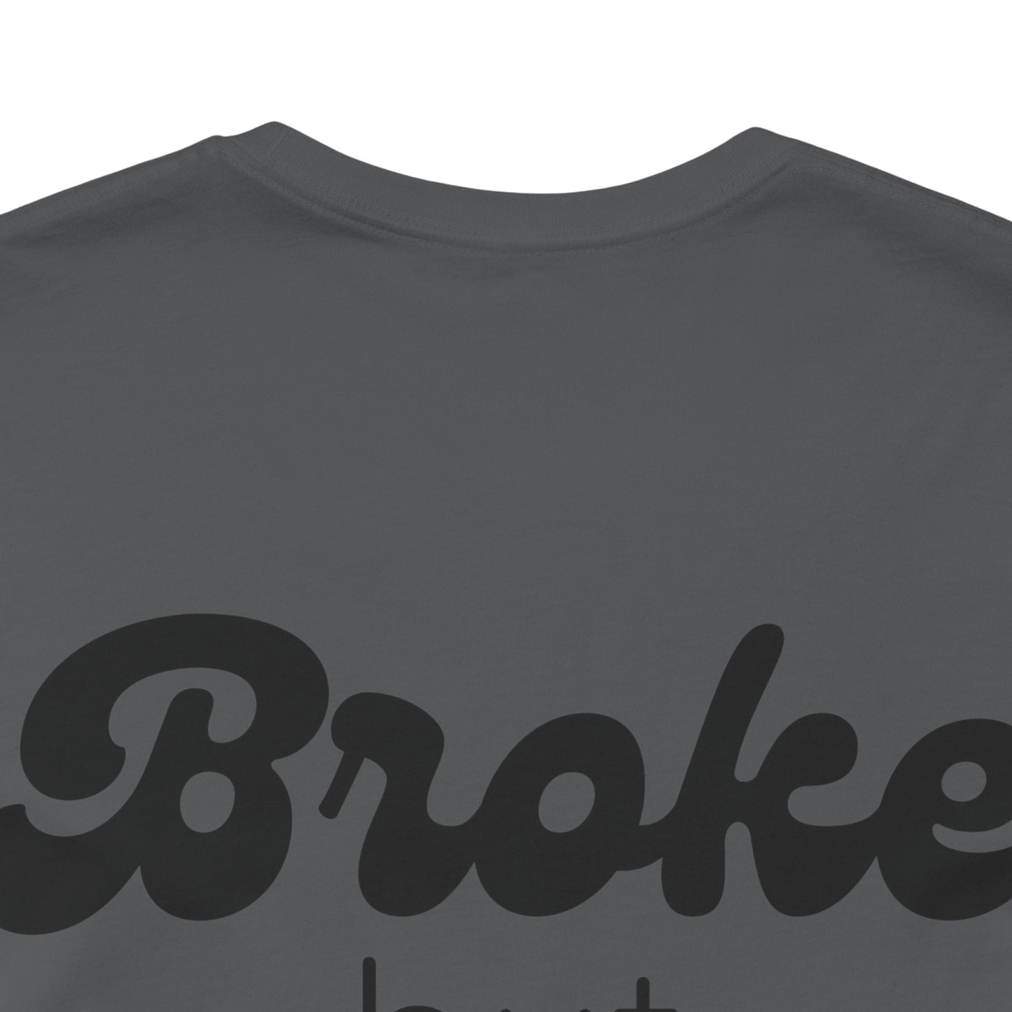 Broke But Horse Rich Graphic Tee — Funny Equestrian T‑Shirt for Horse Lovers