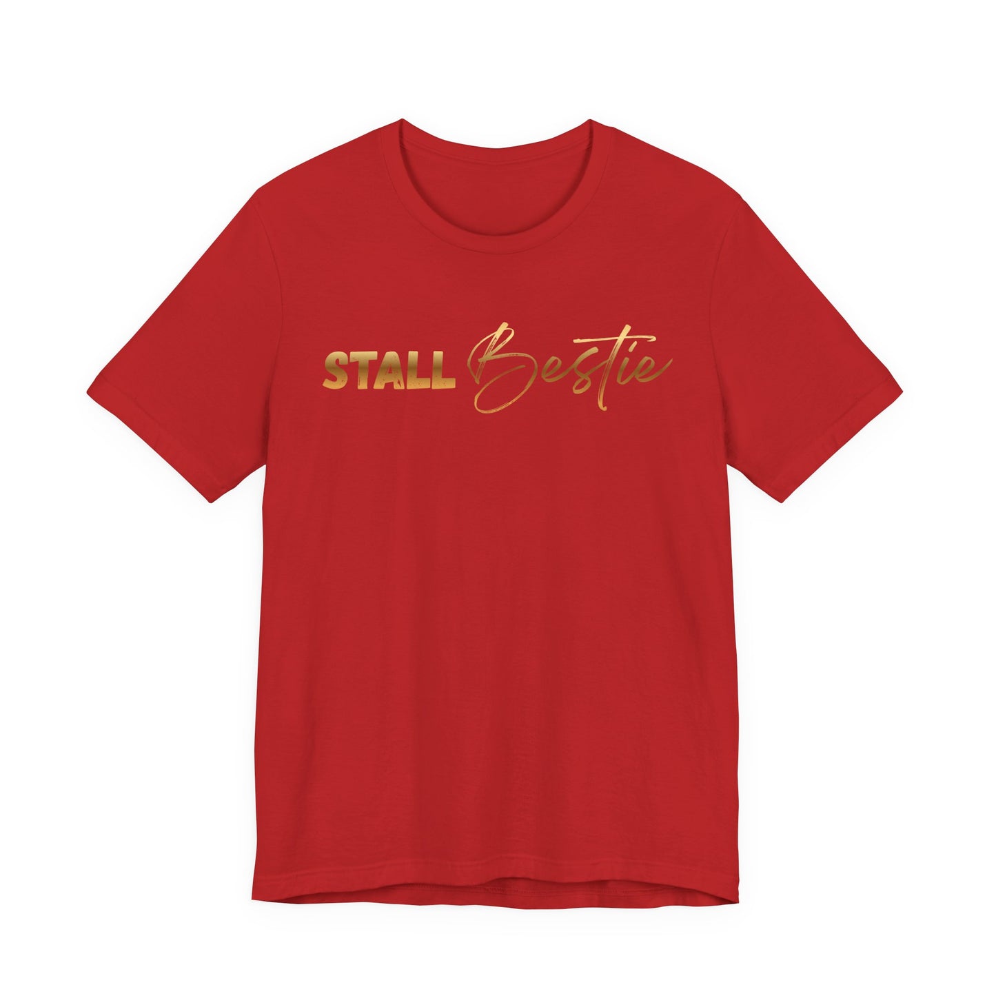 Stall Besties Damen T-Shirt – Beste Freundin im Reitstall | Pferde Liebe Statement | Reitsport Outfit