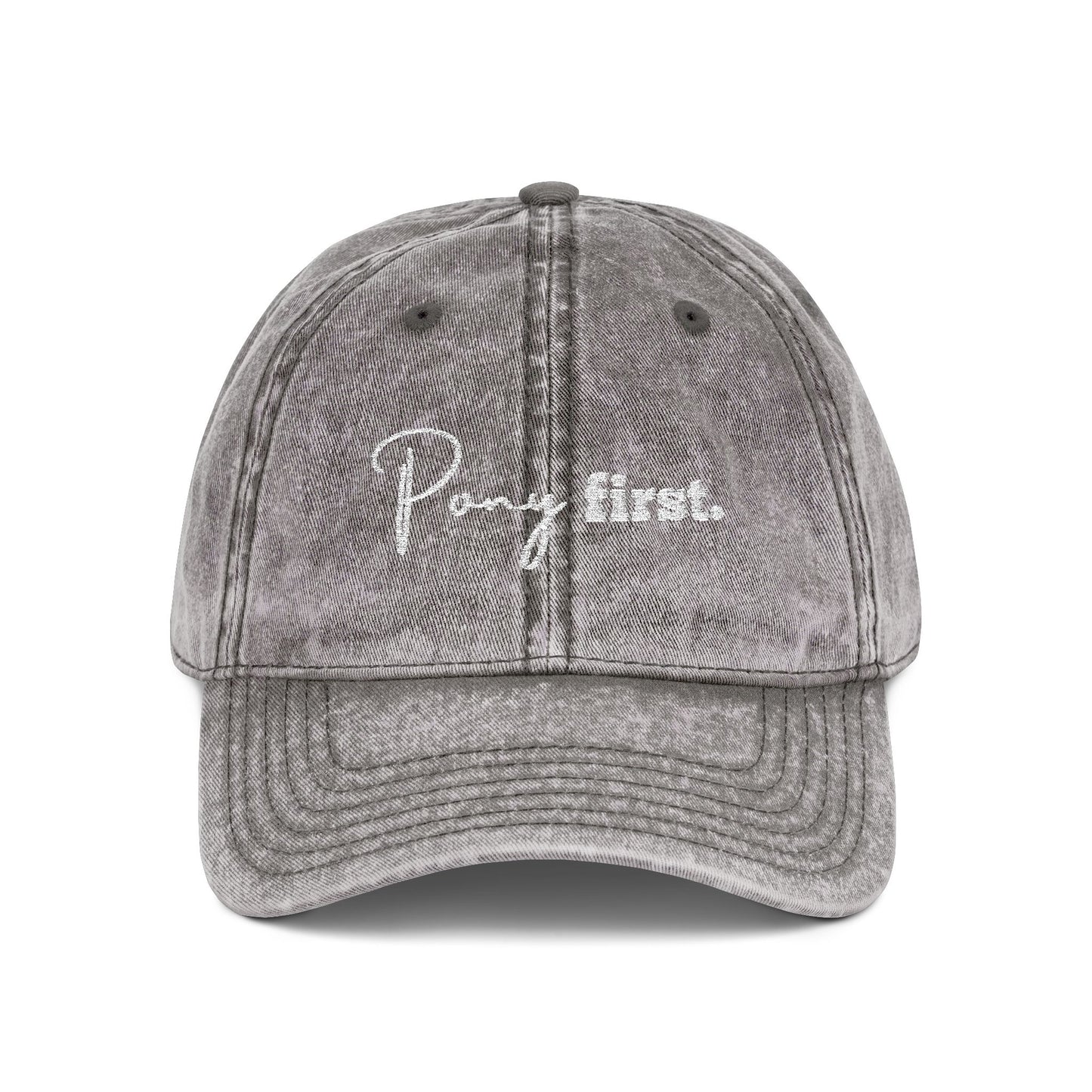 Pony first Cap