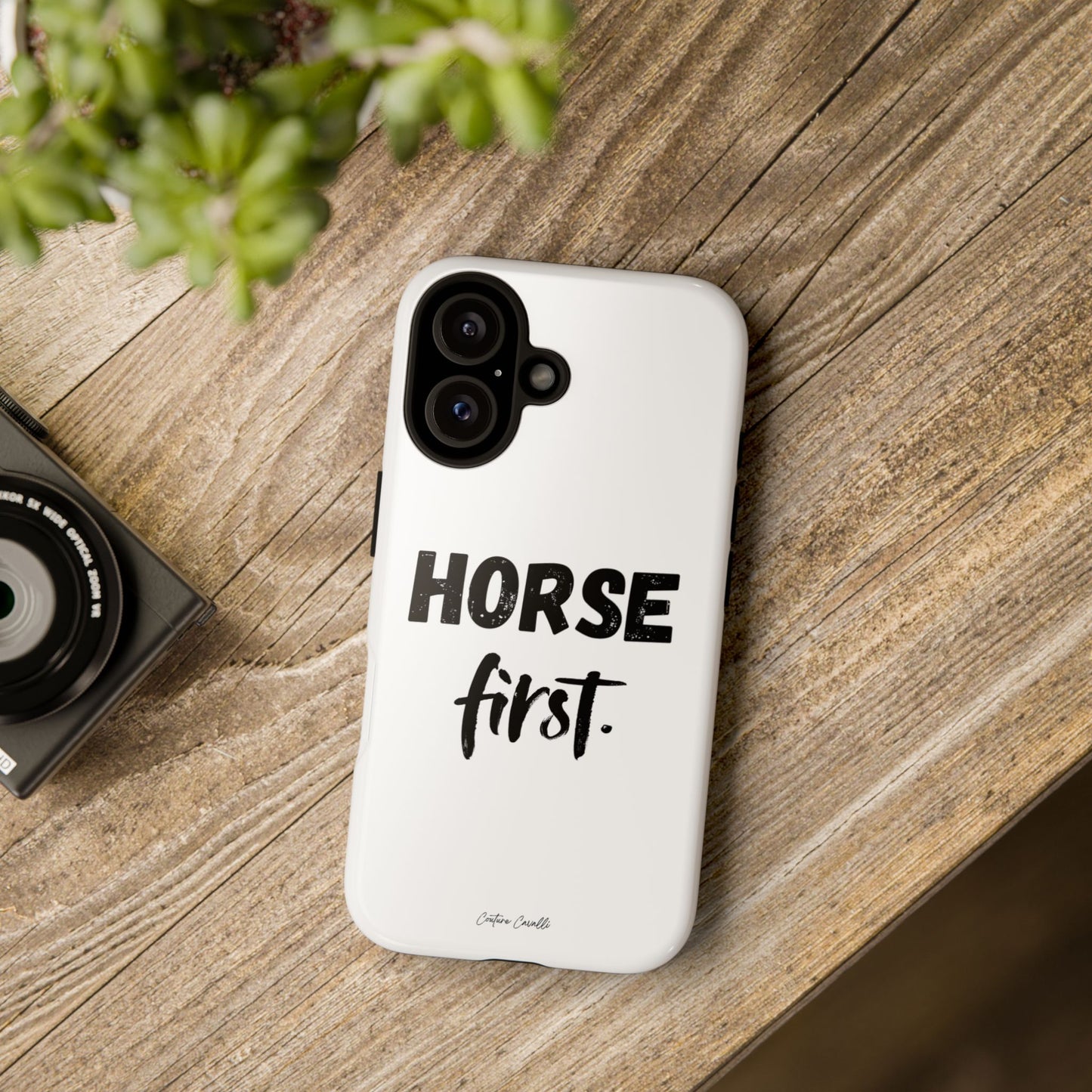 Horse First Phone Case - Equestrian iPhone Protective Cover