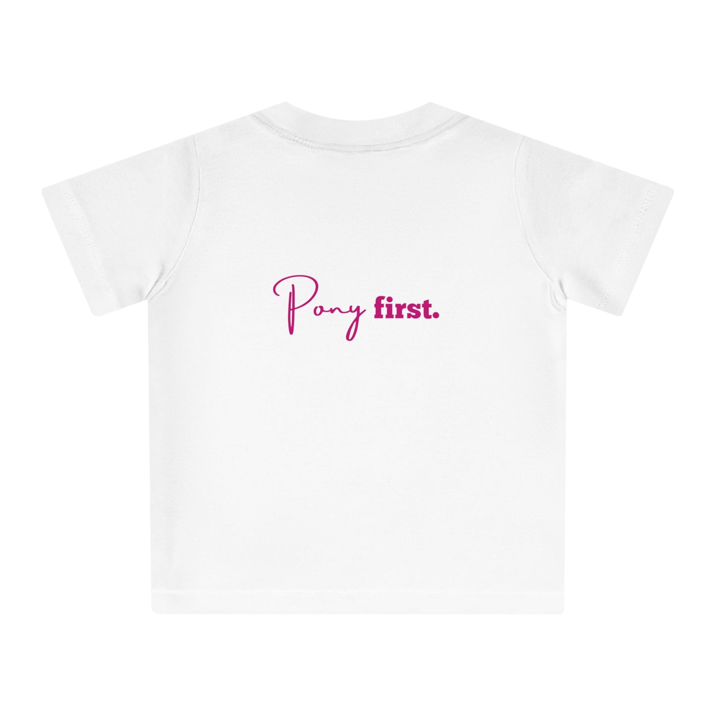 Pony First Baby T-Shirt – Pferdeliebe Shirt | Reitsport Baby Outfit | Stall Mode 2026