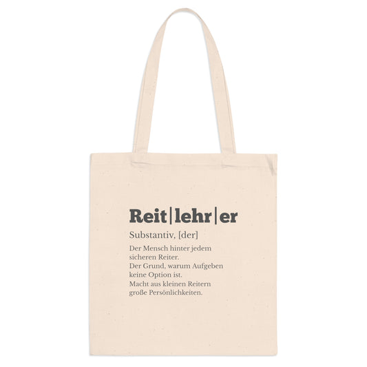 Reitlehrer Tasche funny horse trainer tote bag | Stall Humor Turnier Alltag