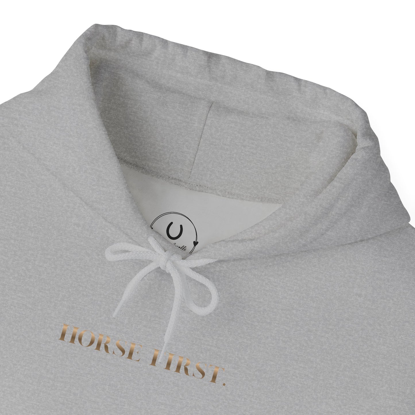 Hoodie — 'Horse First' Minimalist Equestrian Pullover