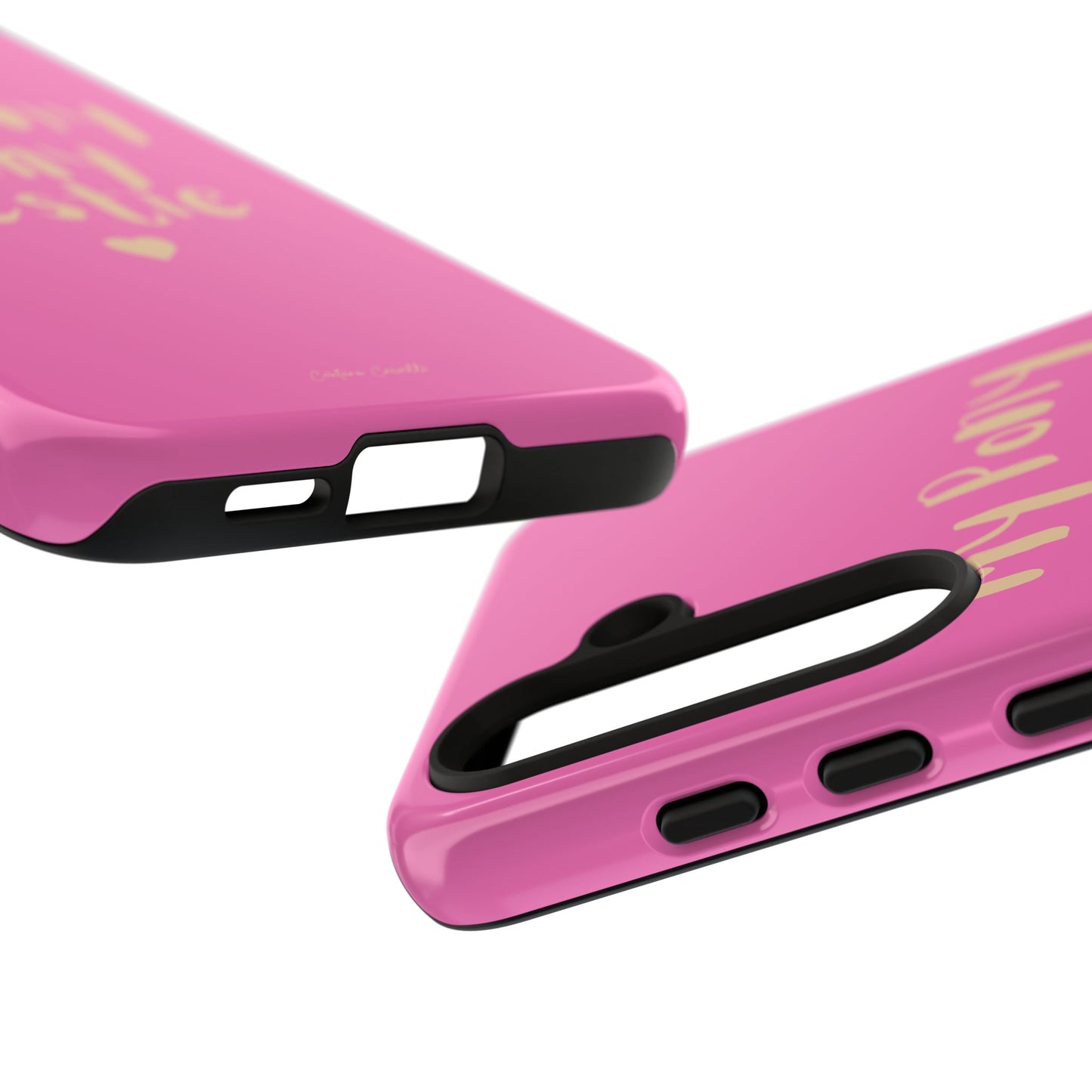 Pink 'My Pony Is My Bestie' Tough Phone Case I Handyhülle I Personalisiert mit Ponynamen