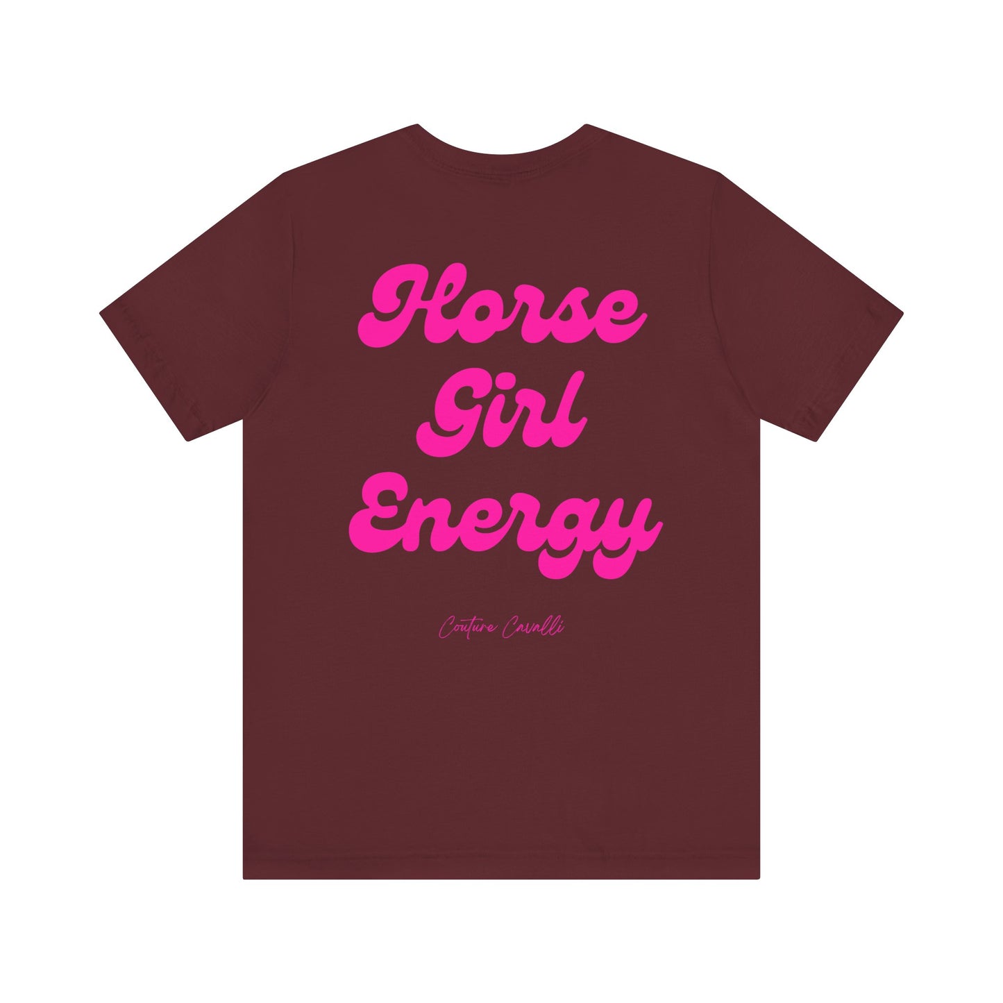 Horse Girl Energy T-Shirt – Ästhetisches Reiter Shirt für Pferdemädchen und Reiterinnen