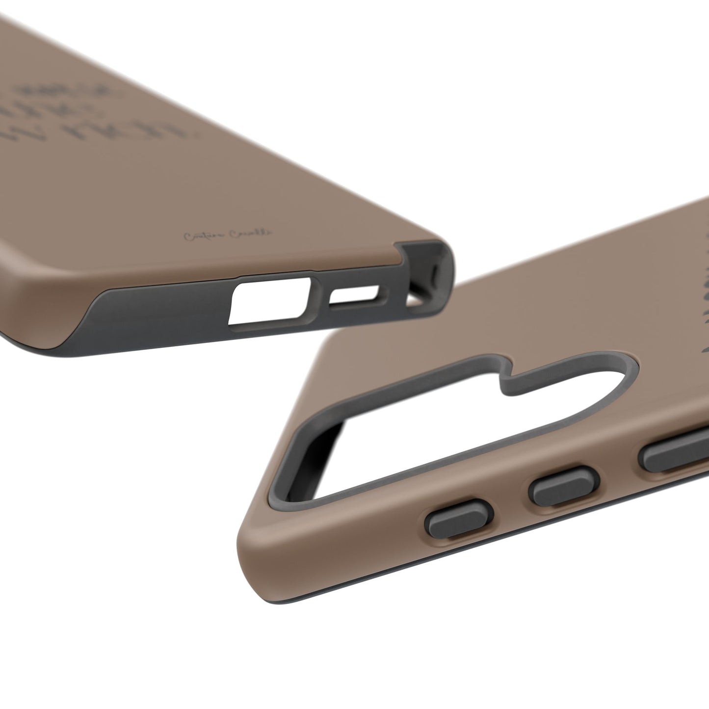 Phone Case — "A Happy Horse Is the New Rich" Brown Protective Case