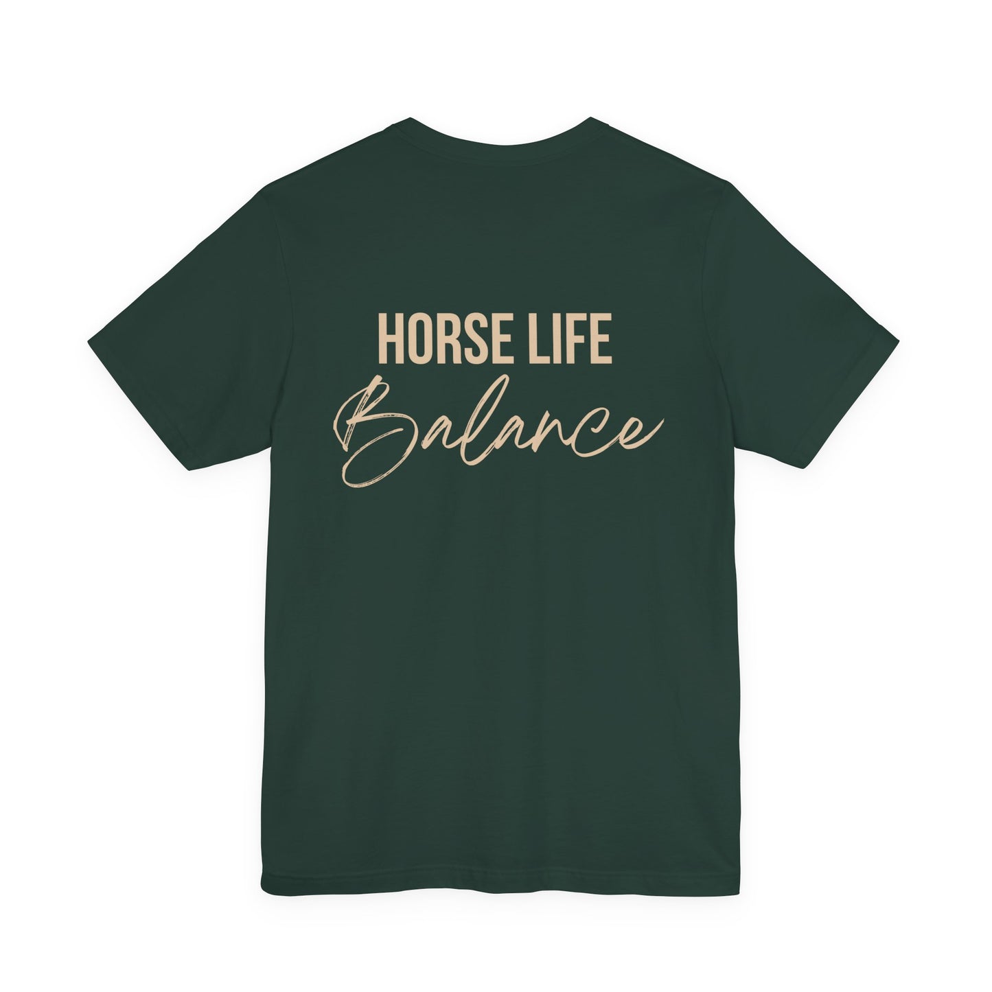Horse Life Balance T-Shirt — Equestrian Casual Tee