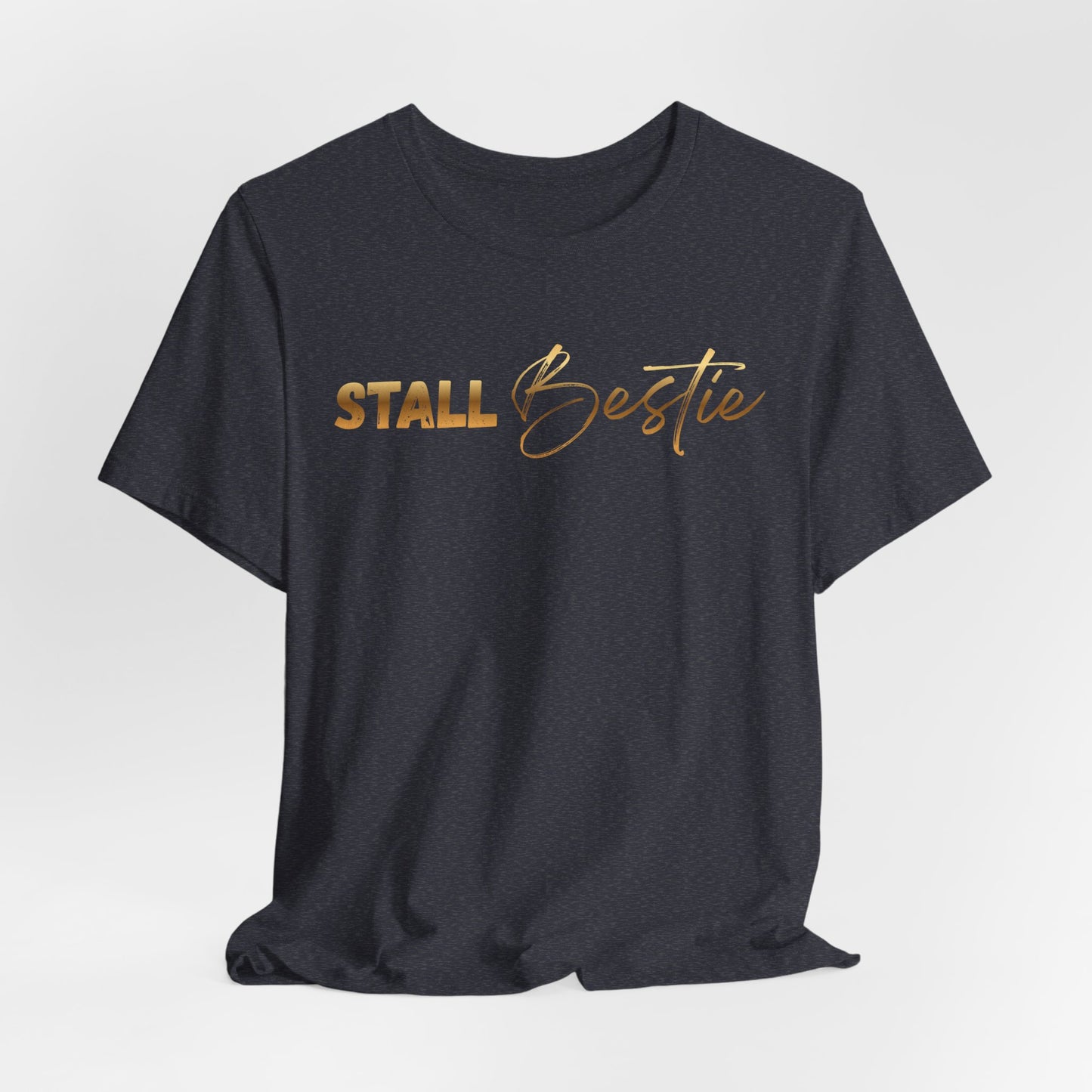 Stall Besties Damen T-Shirt – Beste Freundin im Reitstall | Pferde Liebe Statement | Reitsport Outfit