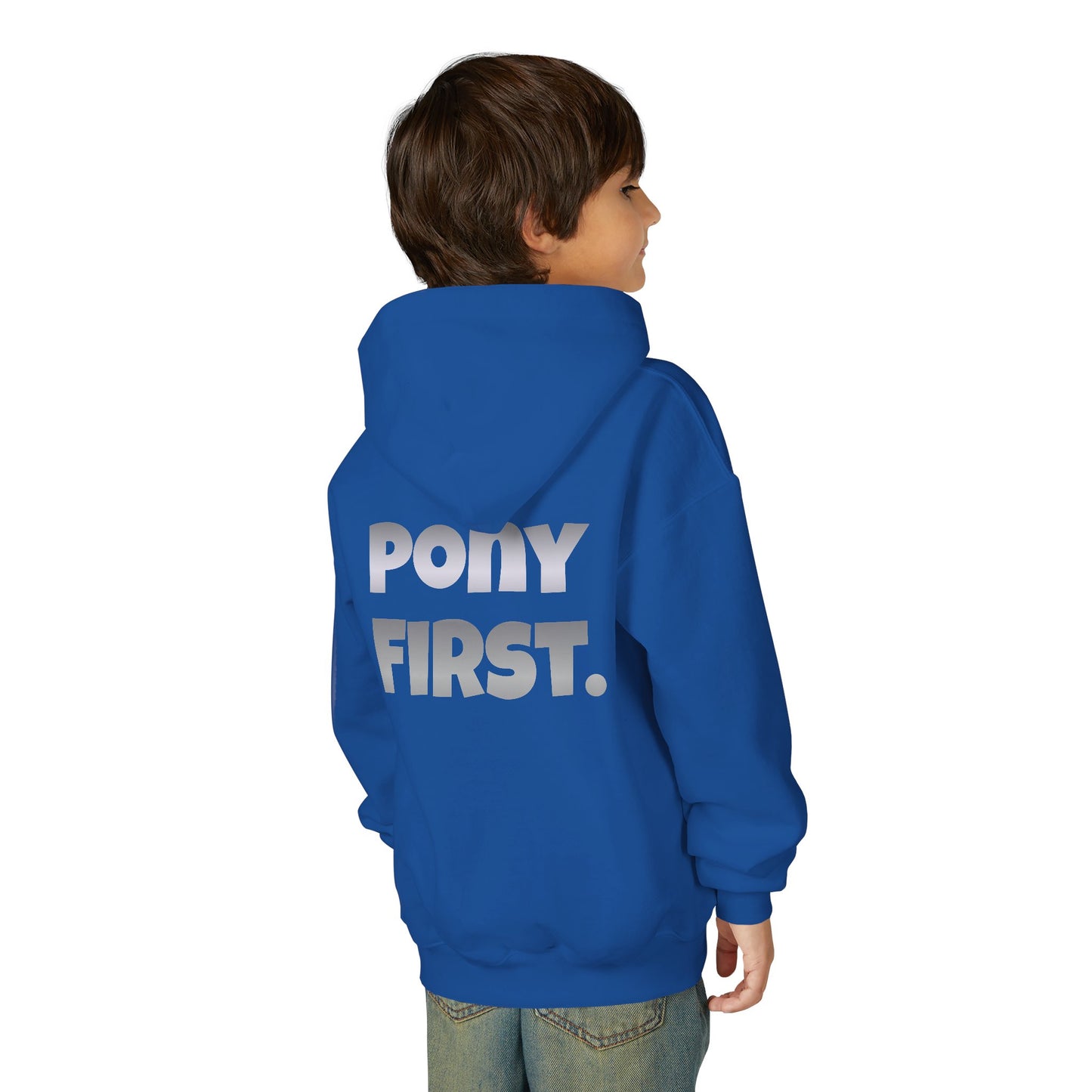 Pony First Kinder-Hoodie – Personalisiert für kleine Stallhelden