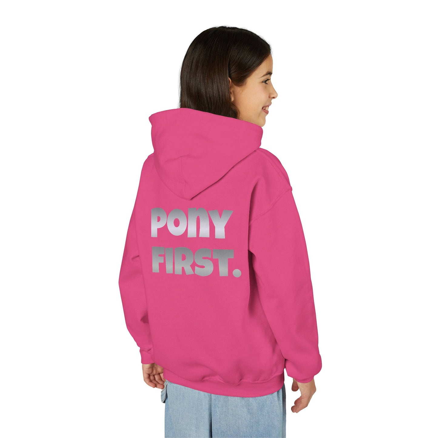 Pony First Kinder-Hoodie – Personalisiert für kleine Stallhelden