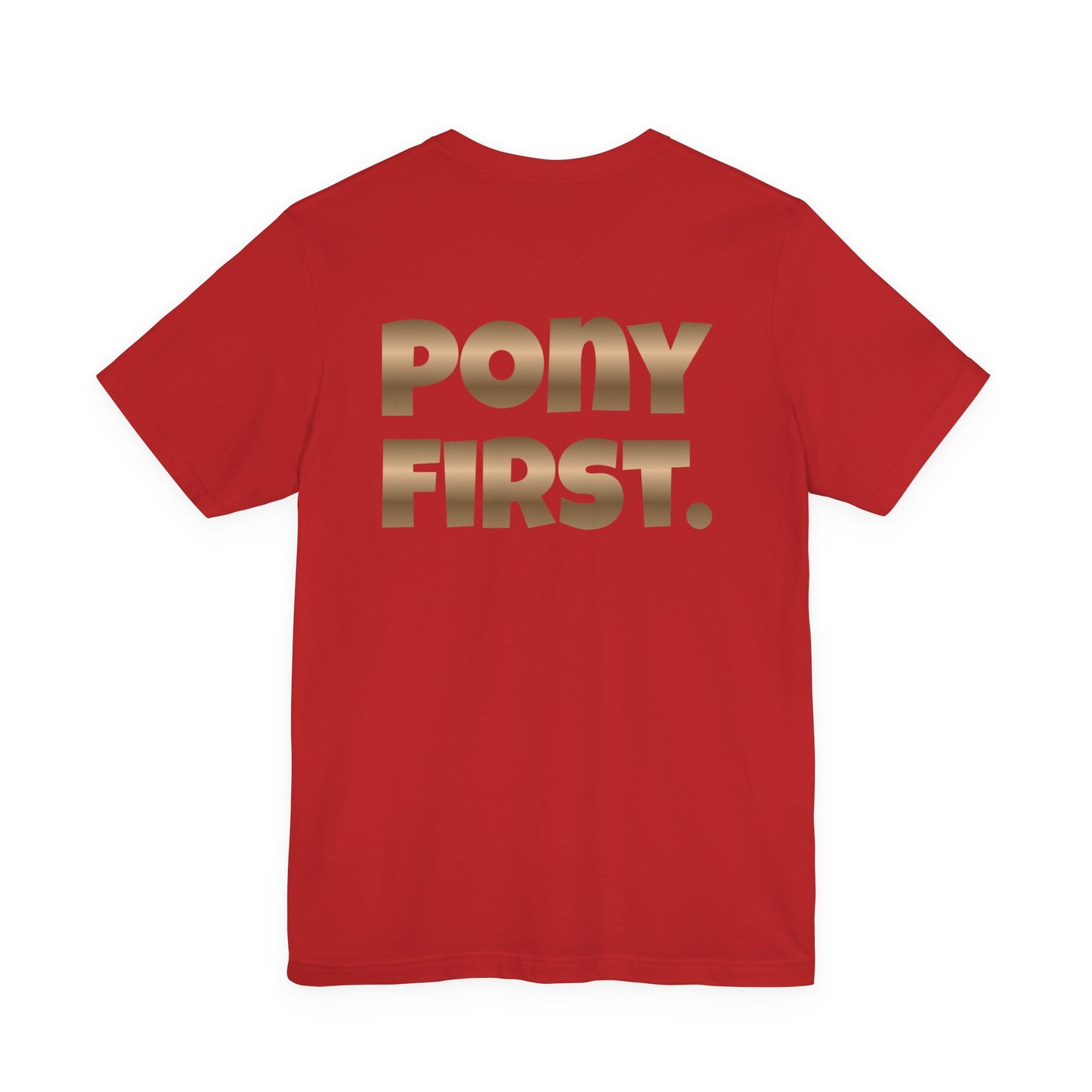 Pony First T-Shirt mit Rückenprint I auf Wunsch mit Ponyname personalisiert