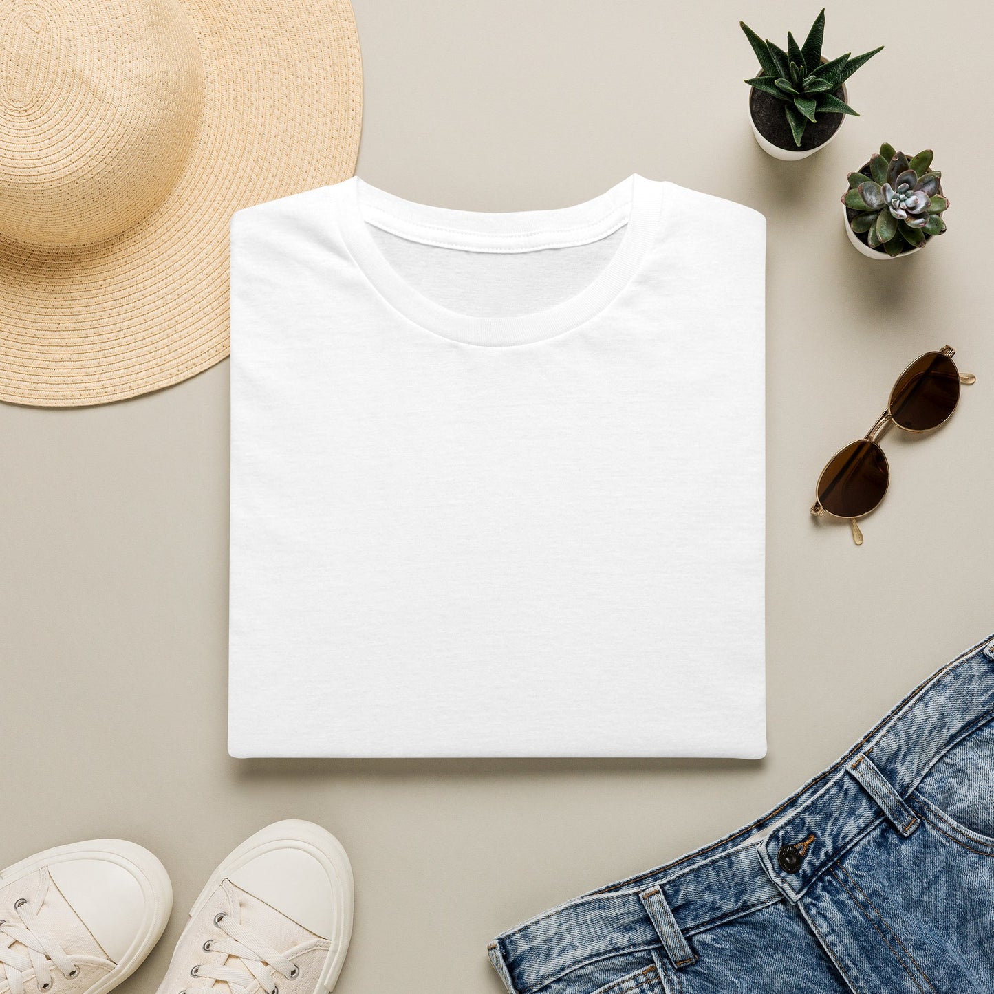 Classic White T-Shirt — Minimal Everyday Crew Neck