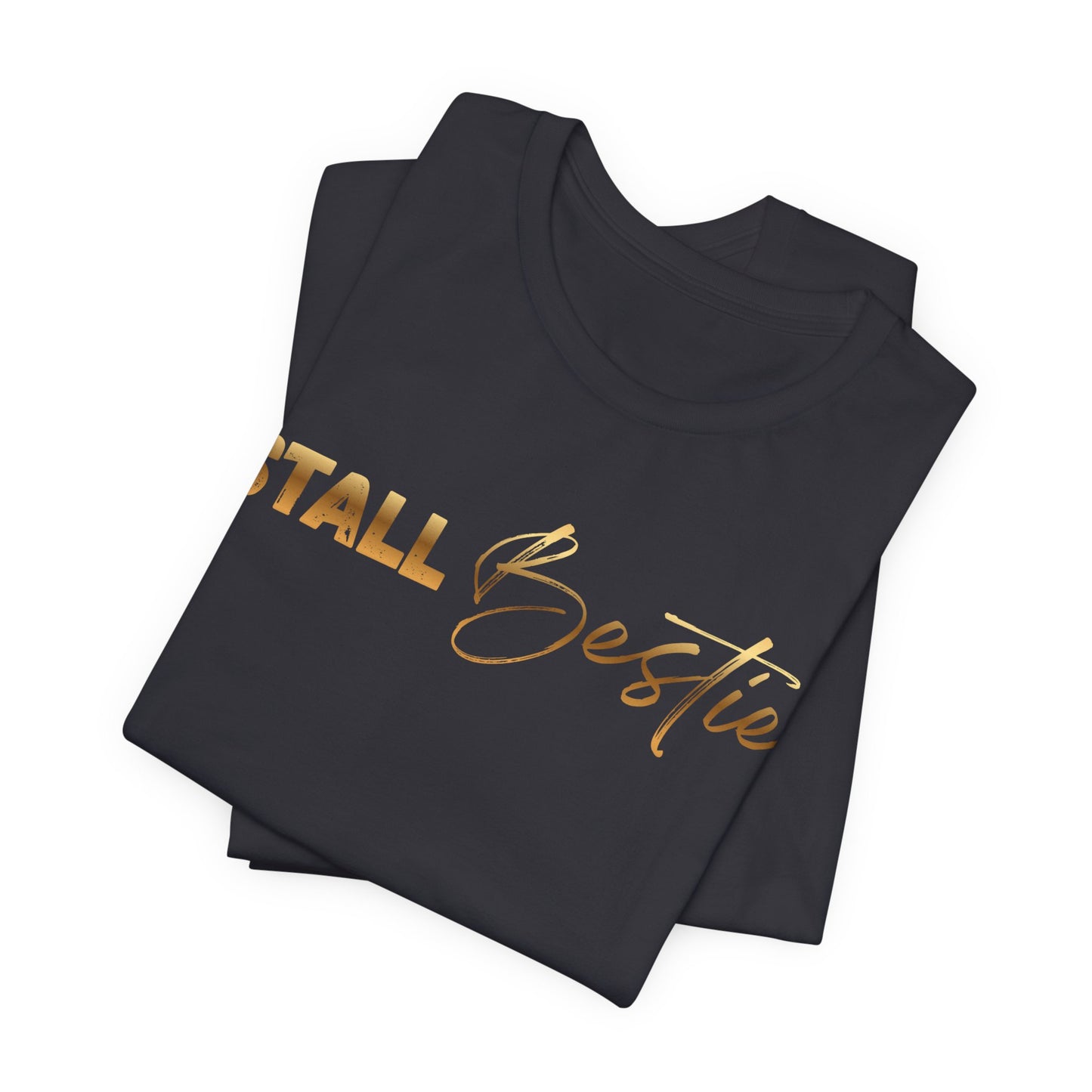 Stall Besties Damen T-Shirt – Beste Freundin im Reitstall | Pferde Liebe Statement | Reitsport Outfit