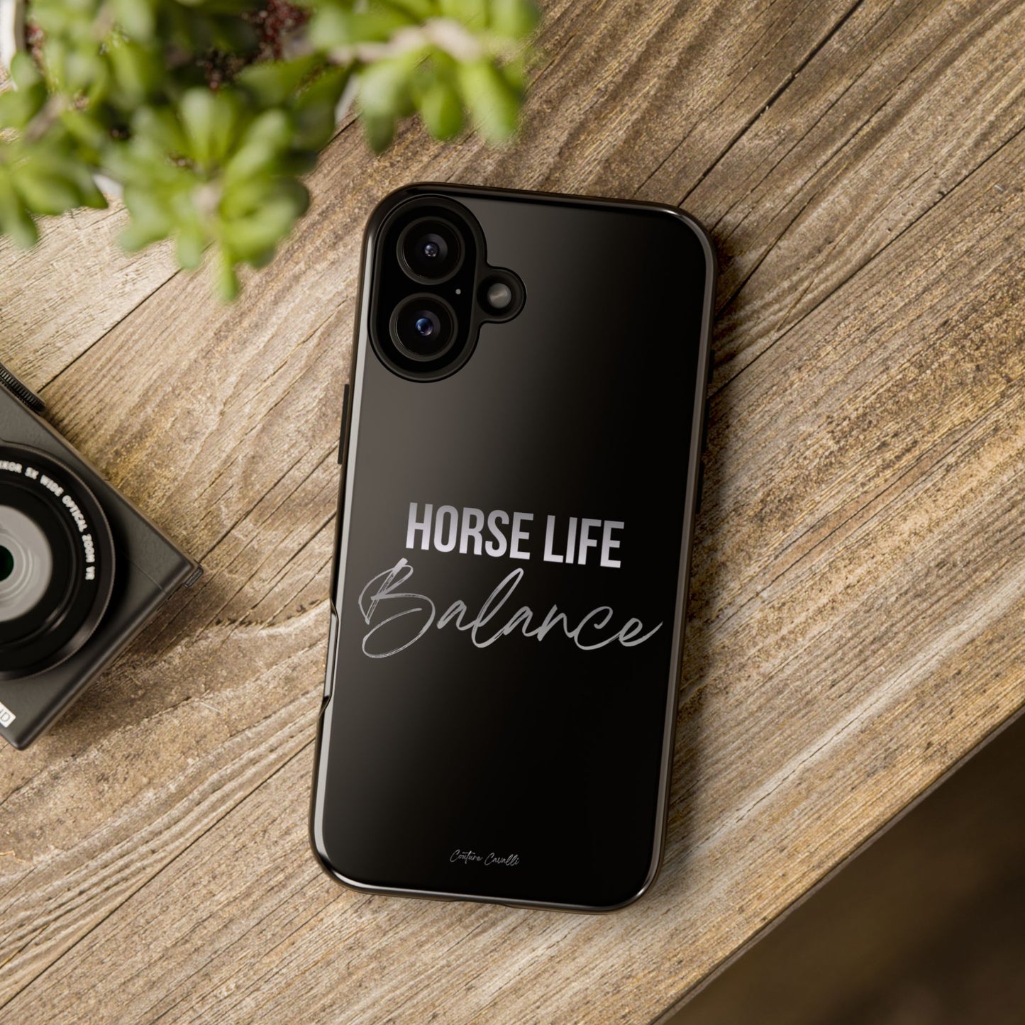 Phone Case — "Horse Life Balance" Tough Protective Case
