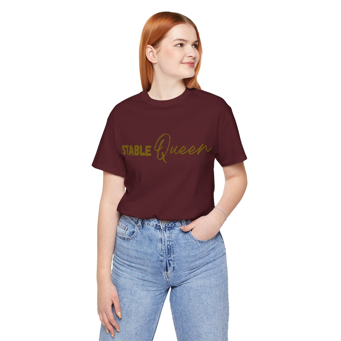 Stable Queen T-Shirt - Trend Statement Shirt für Pferdemädchen I Reitsport Lifestyle Couture Cavalli