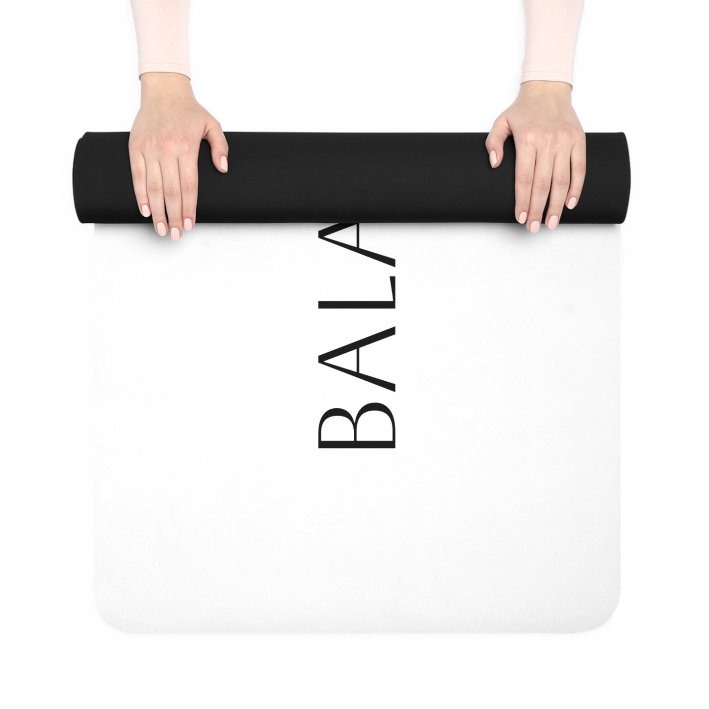Rubber Yoga Mat — "Balance Like a Rider" Minimalist Non‑Slip Fitness Mat