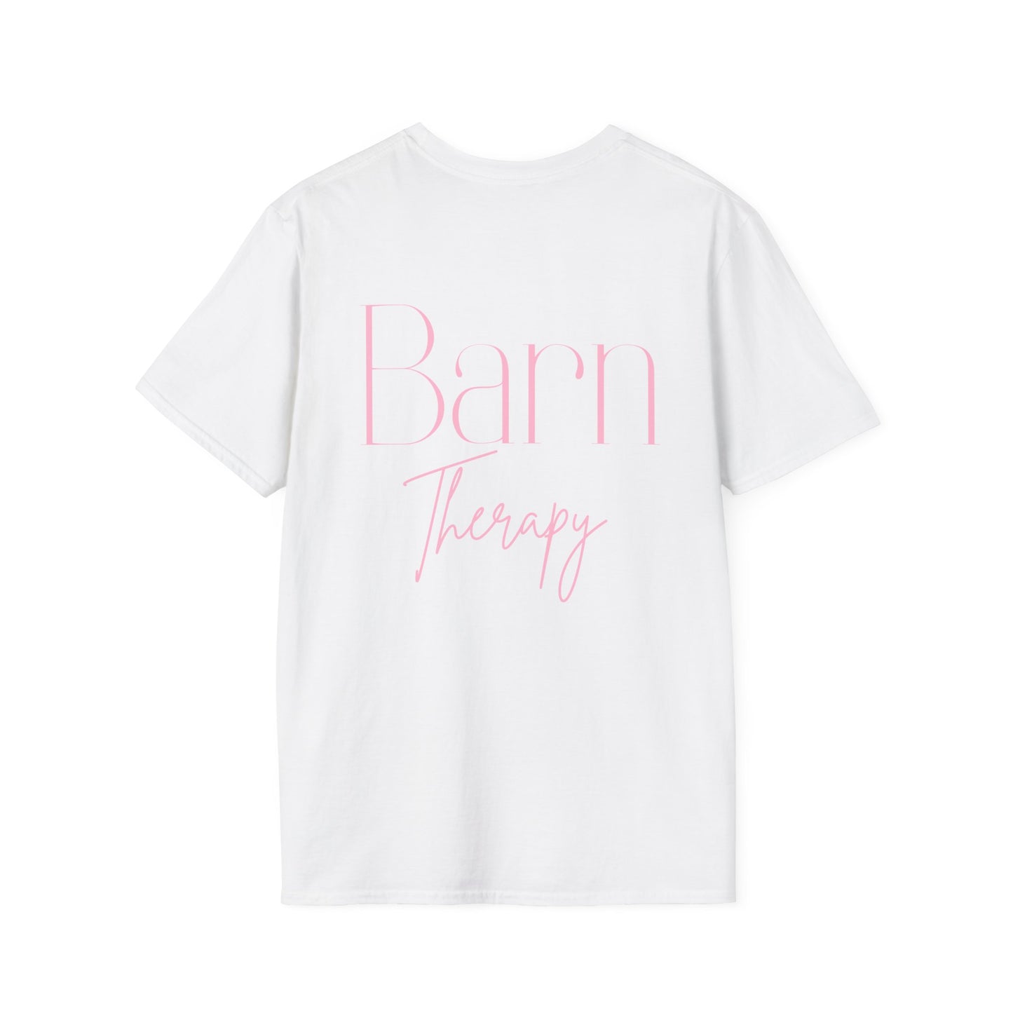 Barn Therapy T-Shirt | Reitsport Statement Shirt für Pferdeliebhaber | Equestrian Lifestyle Tee | Stall & Horse Lover Gift