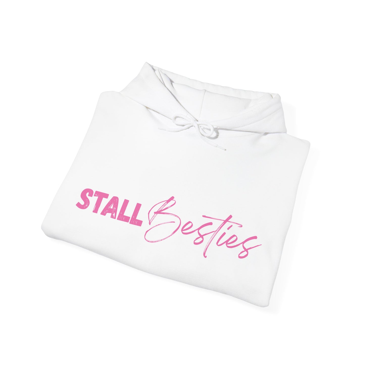 Stall Besties Hoodie | Pferde Hoodie für beste Stallfreunde - Reit Hoodie mit pinke Print - Geschenk für Reiterinnen