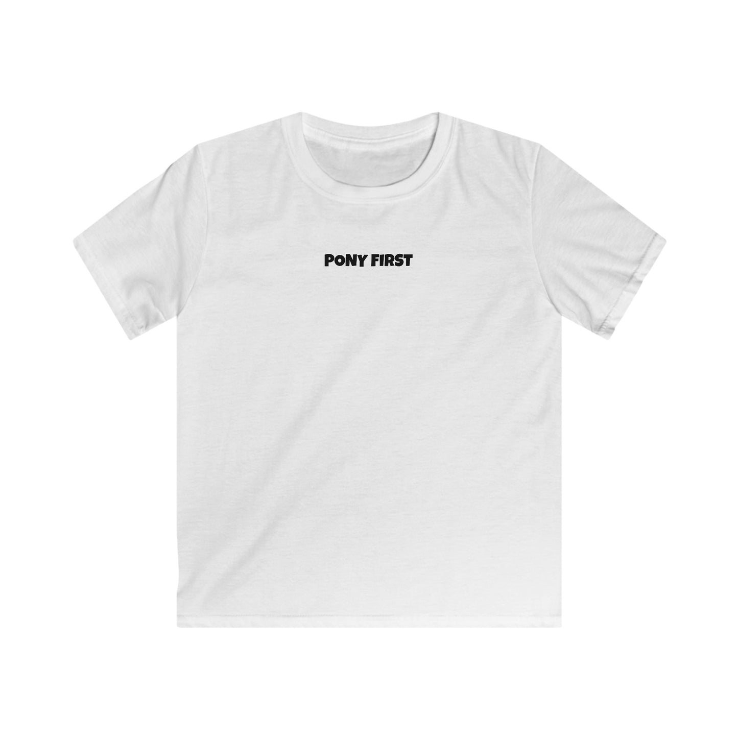 Pony First T-Shirt – Minimal & Stylisch