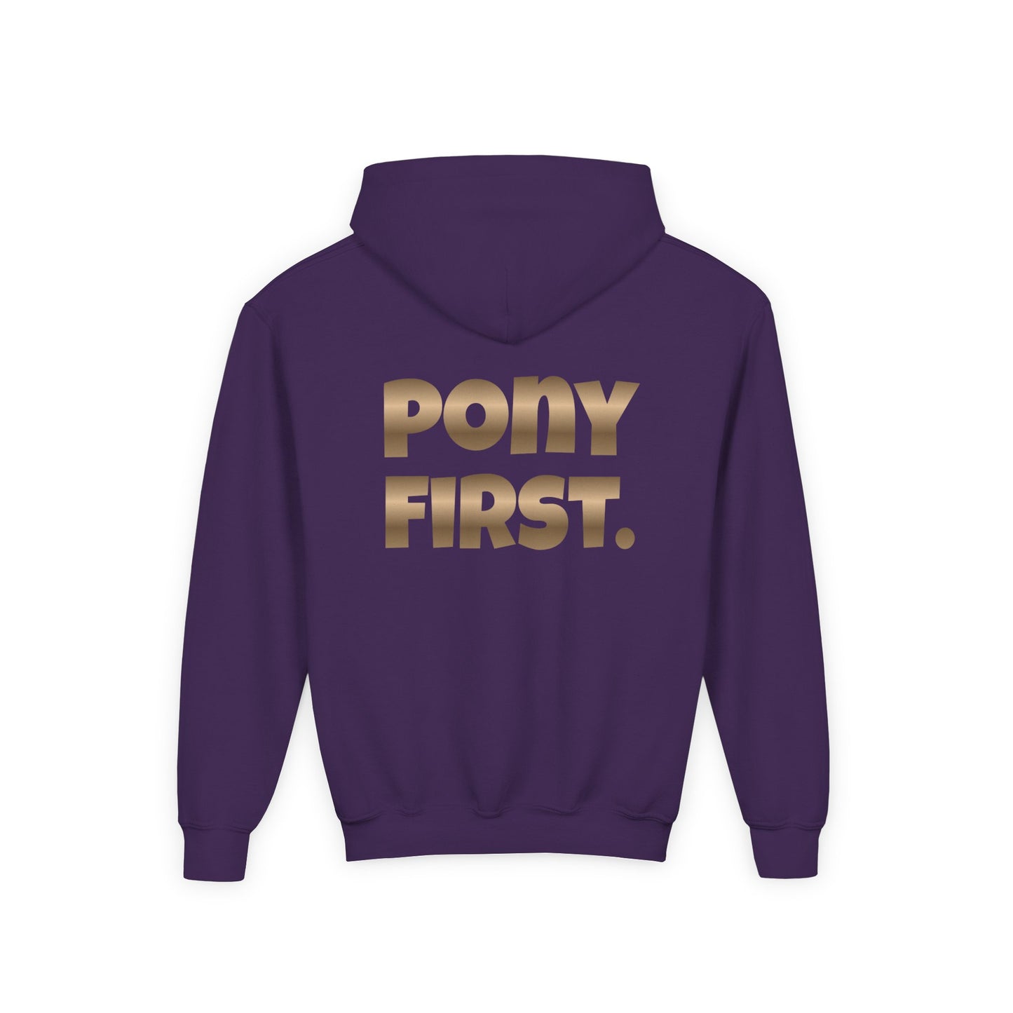 Personalisiert: Pony First Kinder-Hoodie – Mit eigenem Namen oder Ponynamen