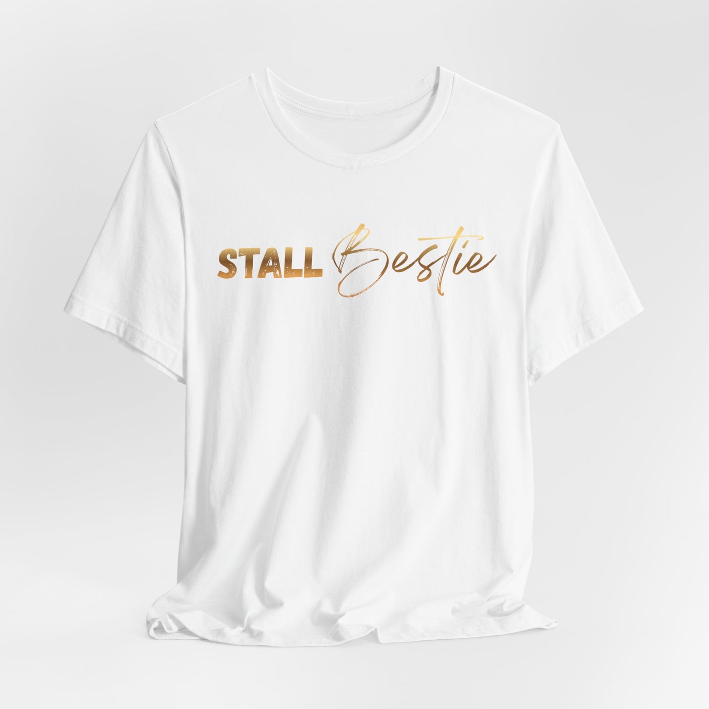 Stall Besties Damen T-Shirt – Beste Freundin im Reitstall | Pferde Liebe Statement | Reitsport Outfit