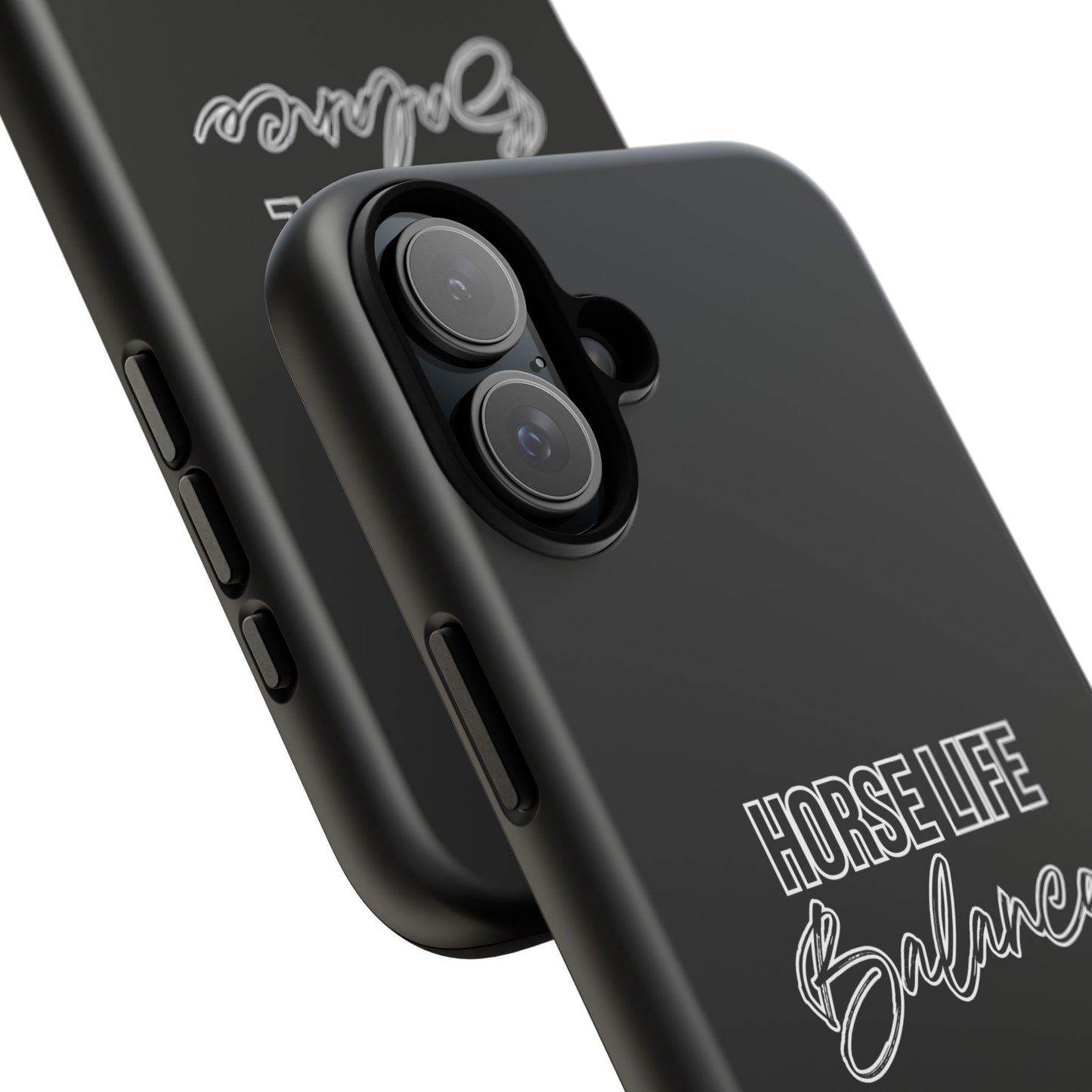 Phone Case - "Horse Life Balance" Glossy Tough Protective Case for Equestrians