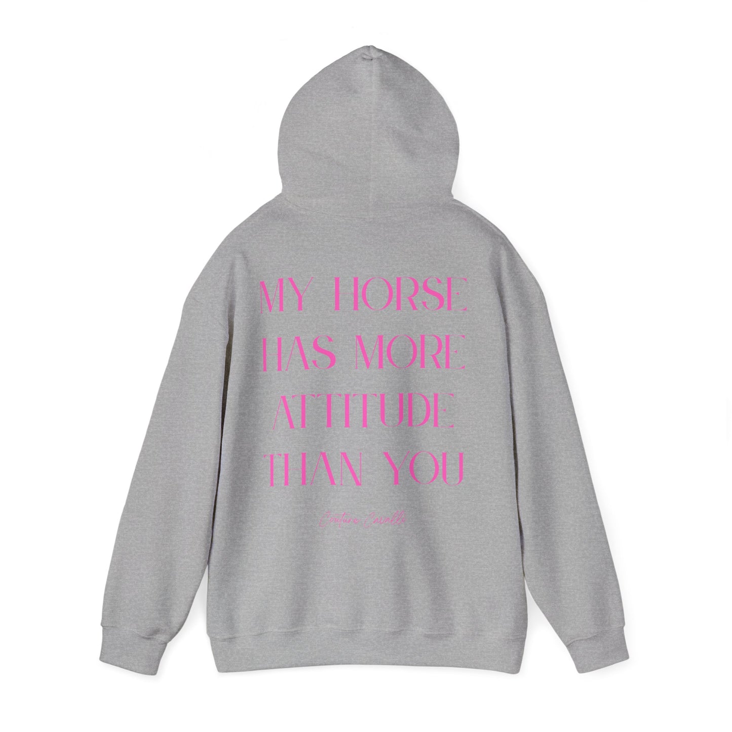 Horse Attitude Hoodie — My Horse Has More Attitude Than You