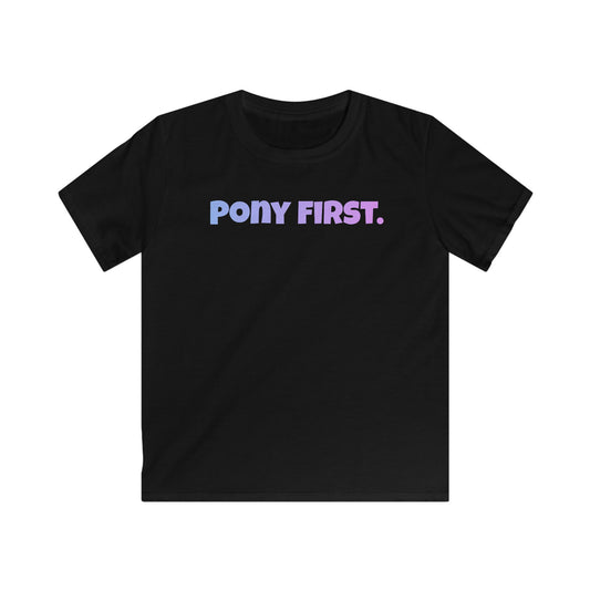 Pony First T-Shirt – Weil dein Pony immer an erster Stelle steht