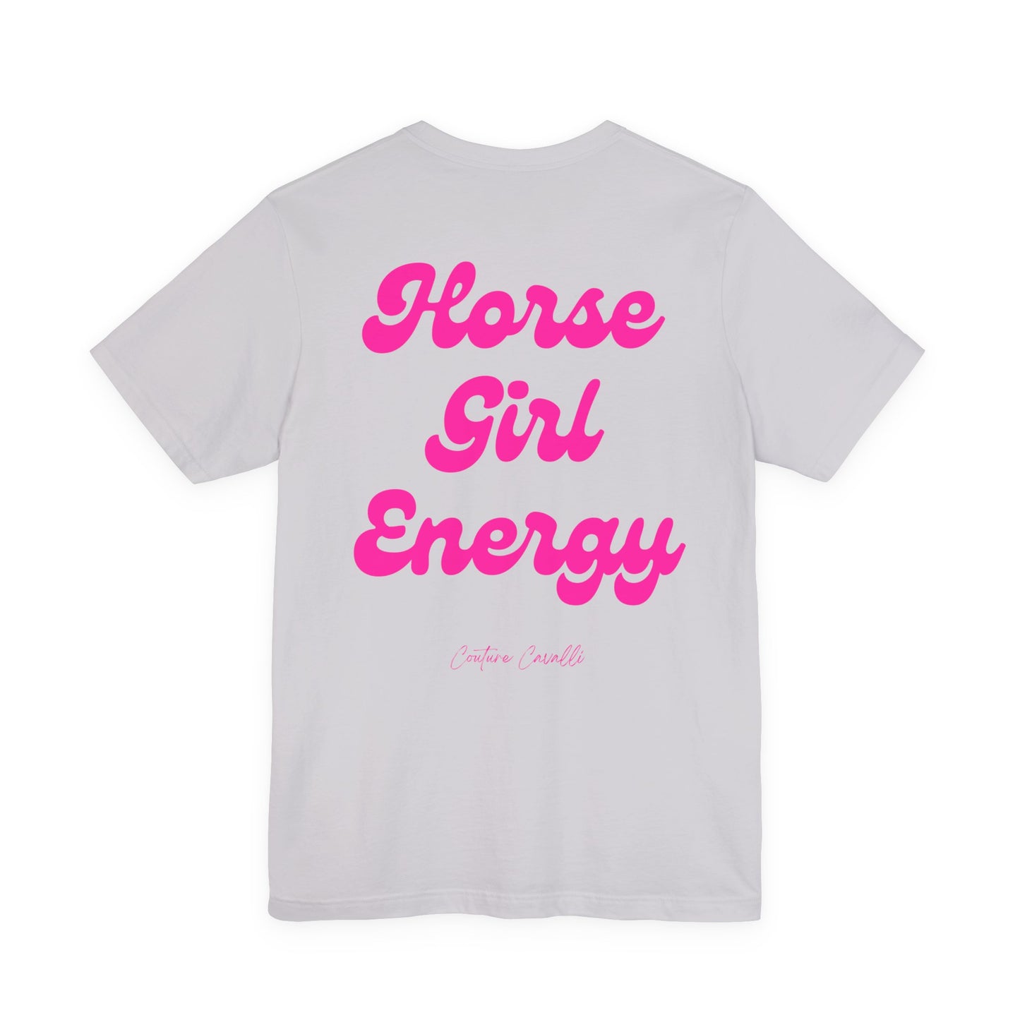 Horse Girl Energy T-Shirt – Ästhetisches Reiter Shirt für Pferdemädchen und Reiterinnen