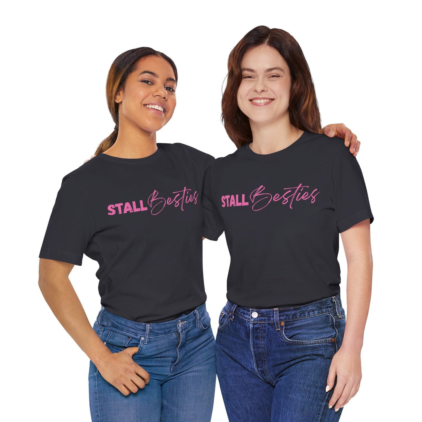 Stall Besties T-Shirt - Statement T-Shirt für echte PferdemädchenI Trend Reitstall Fashion für Horselover