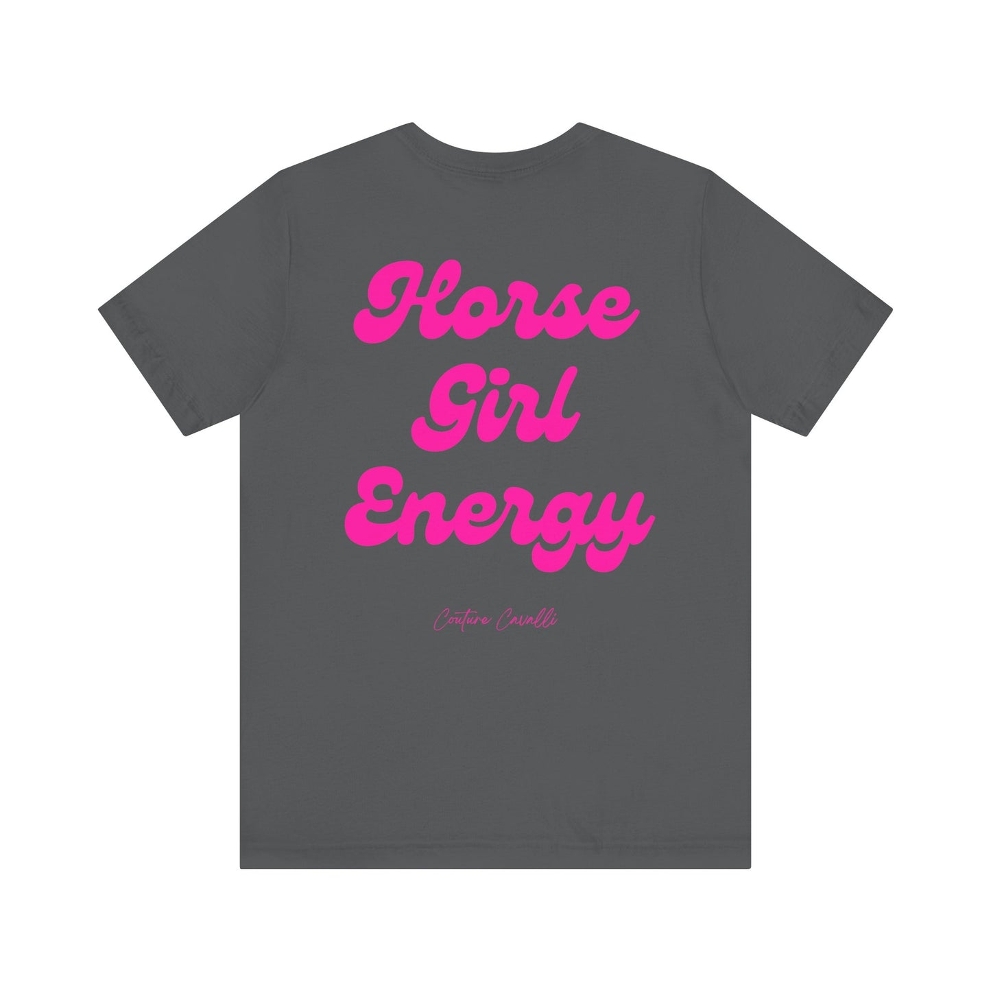 Horse Girl Energy T-Shirt – Ästhetisches Reiter Shirt für Pferdemädchen und Reiterinnen