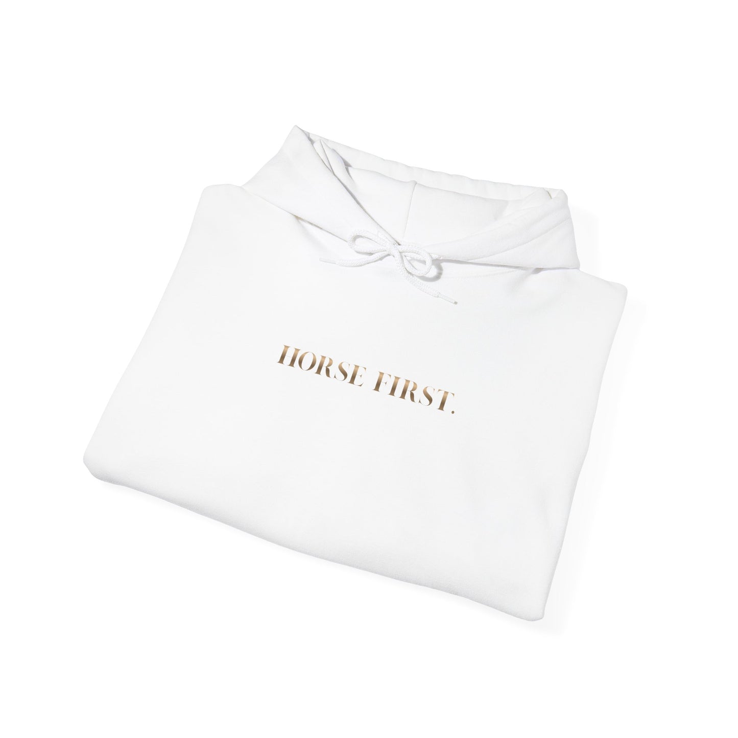 Hoodie — 'Horse First' Minimalist Equestrian Pullover
