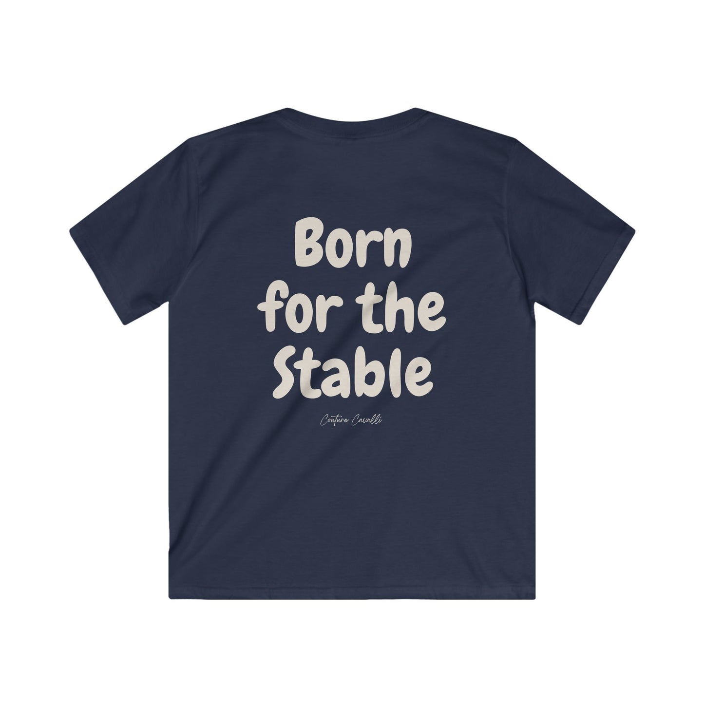 Kids Tee — "Born for the Stable" Horse Lover Shirt