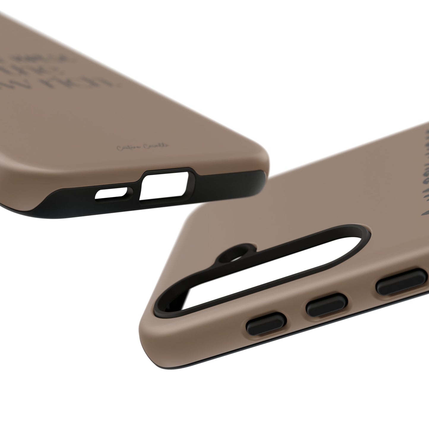 Phone Case — "A Happy Horse Is the New Rich" Brown Protective Case
