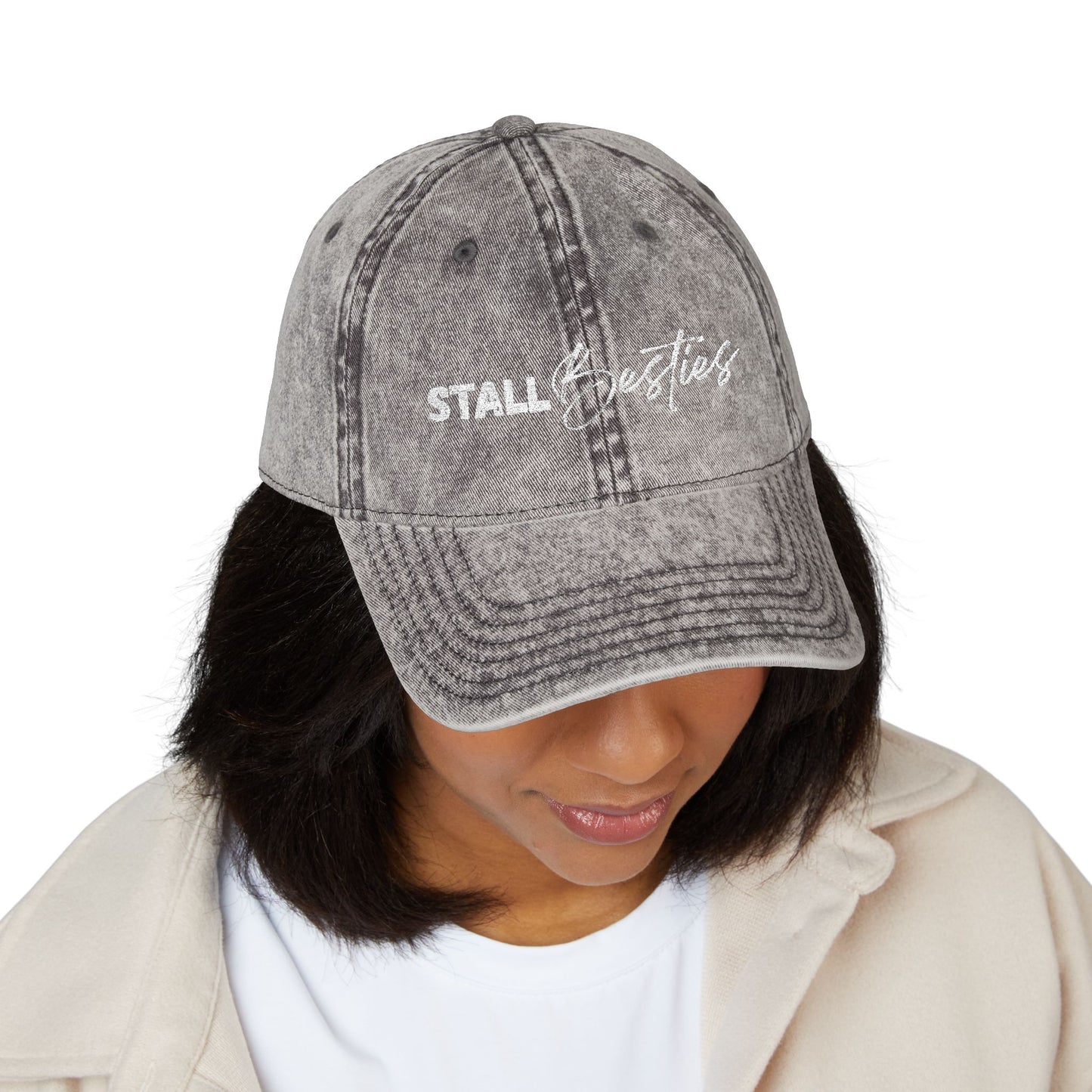 Stall Besties Cap | Vintage Embroidered Baseball Cap