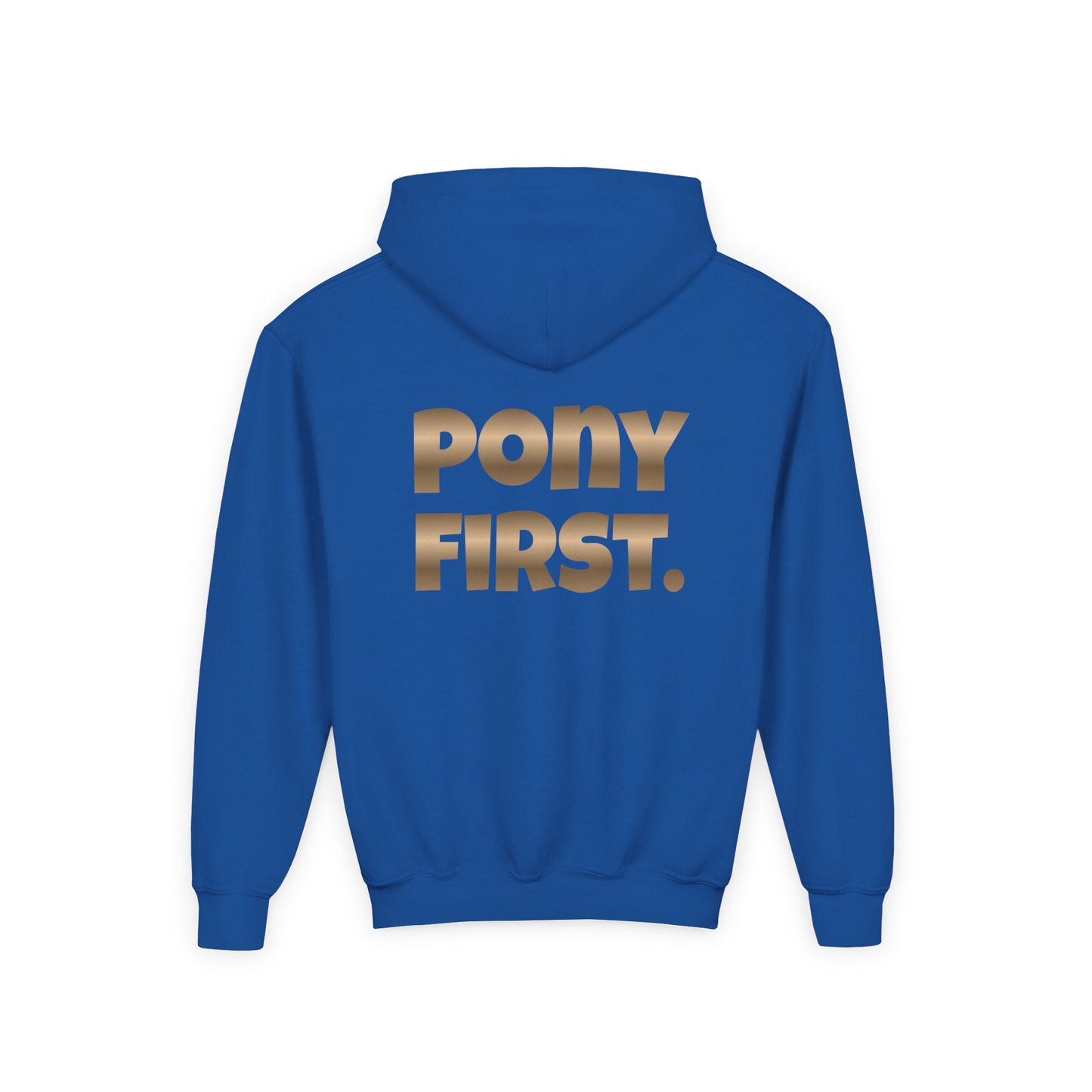 Personalisiert: Pony First Kinder-Hoodie – Mit eigenem Namen oder Ponynamen