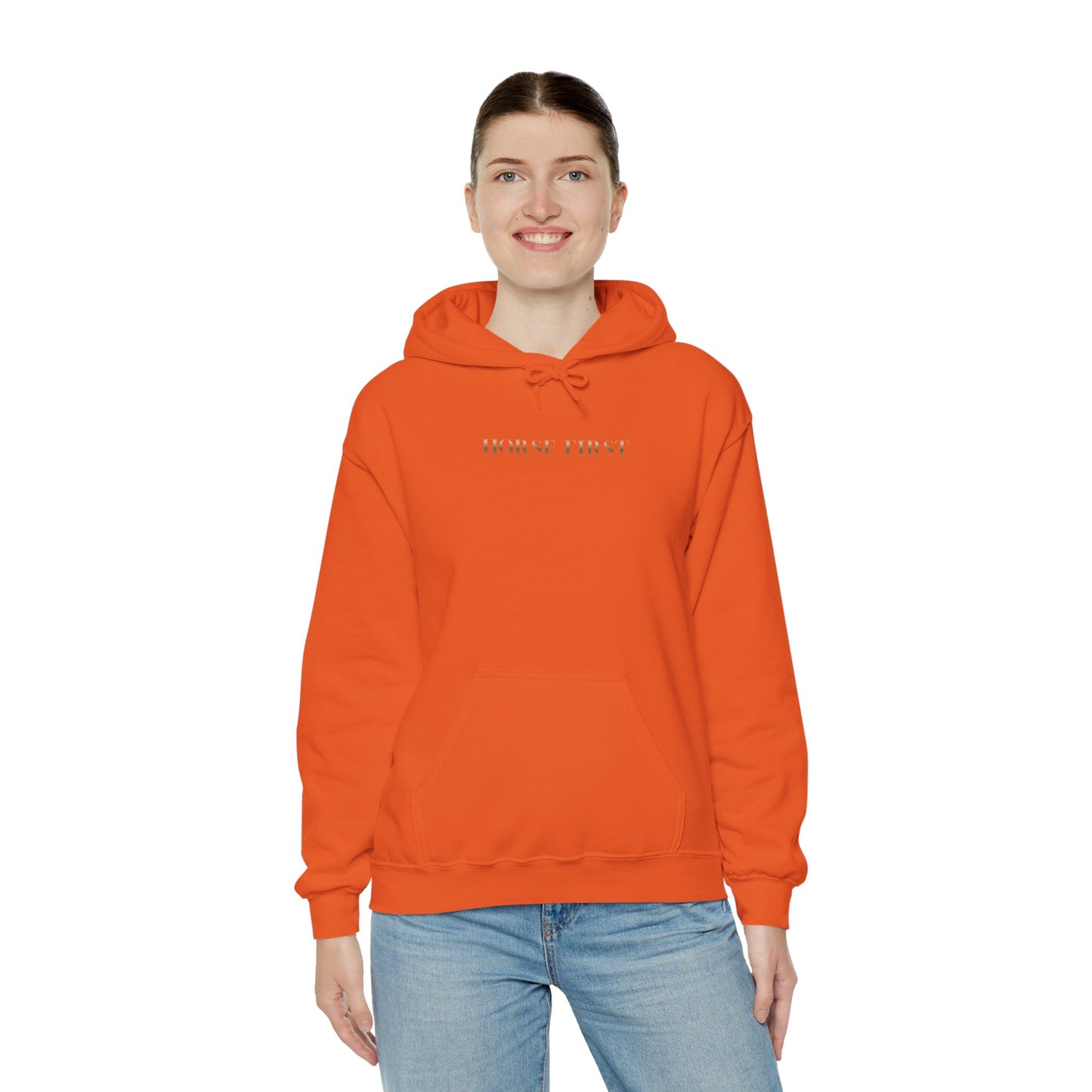 Hoodie — 'Horse First' Minimalist Equestrian Pullover