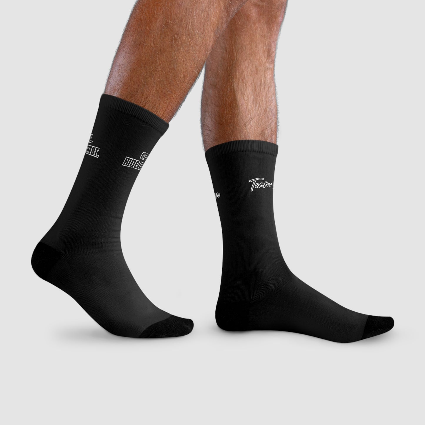 Go Girl Ride Different Socken personalisiert