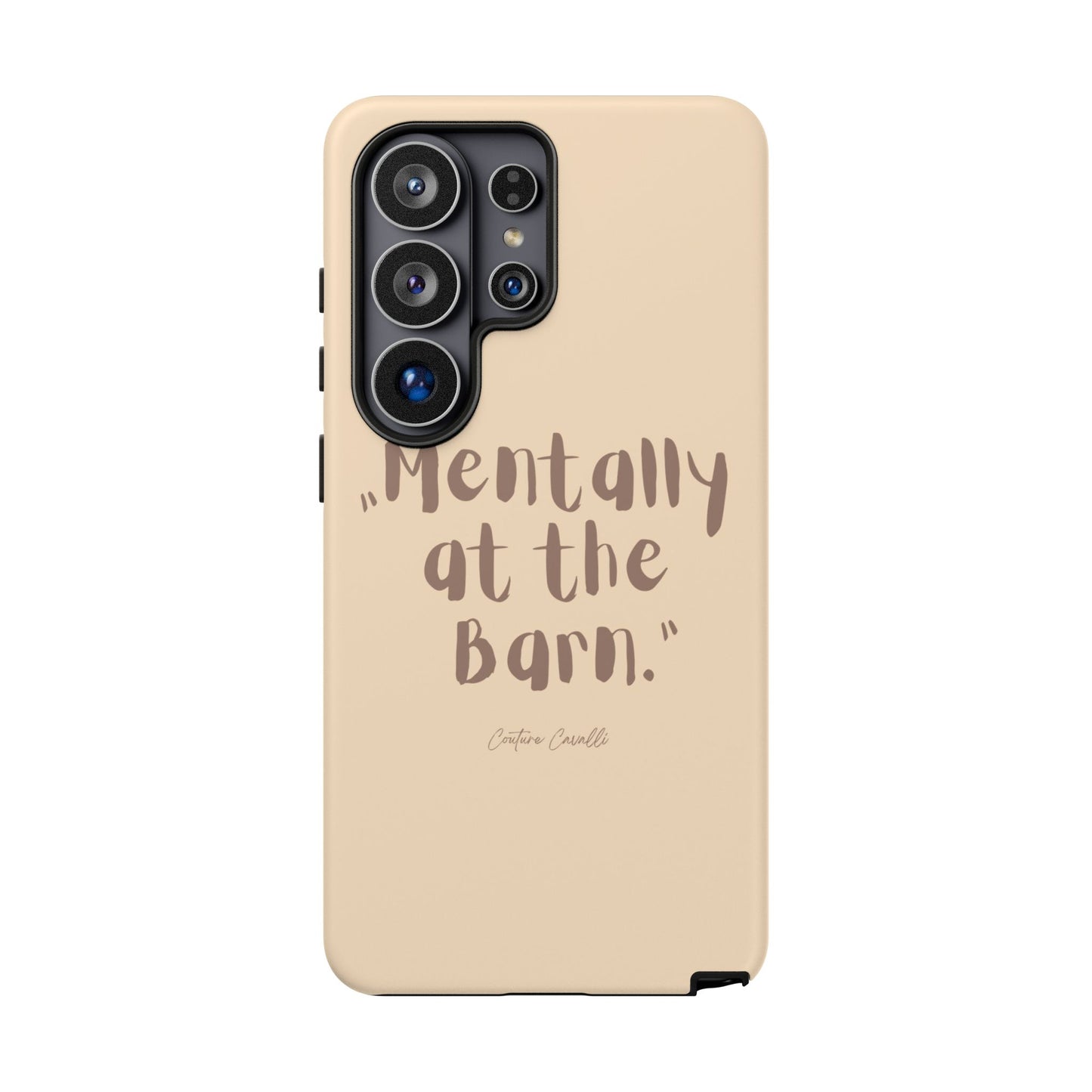 Phone Case — "Mentally at the Barn" Rustic Farmphone Protective Cover