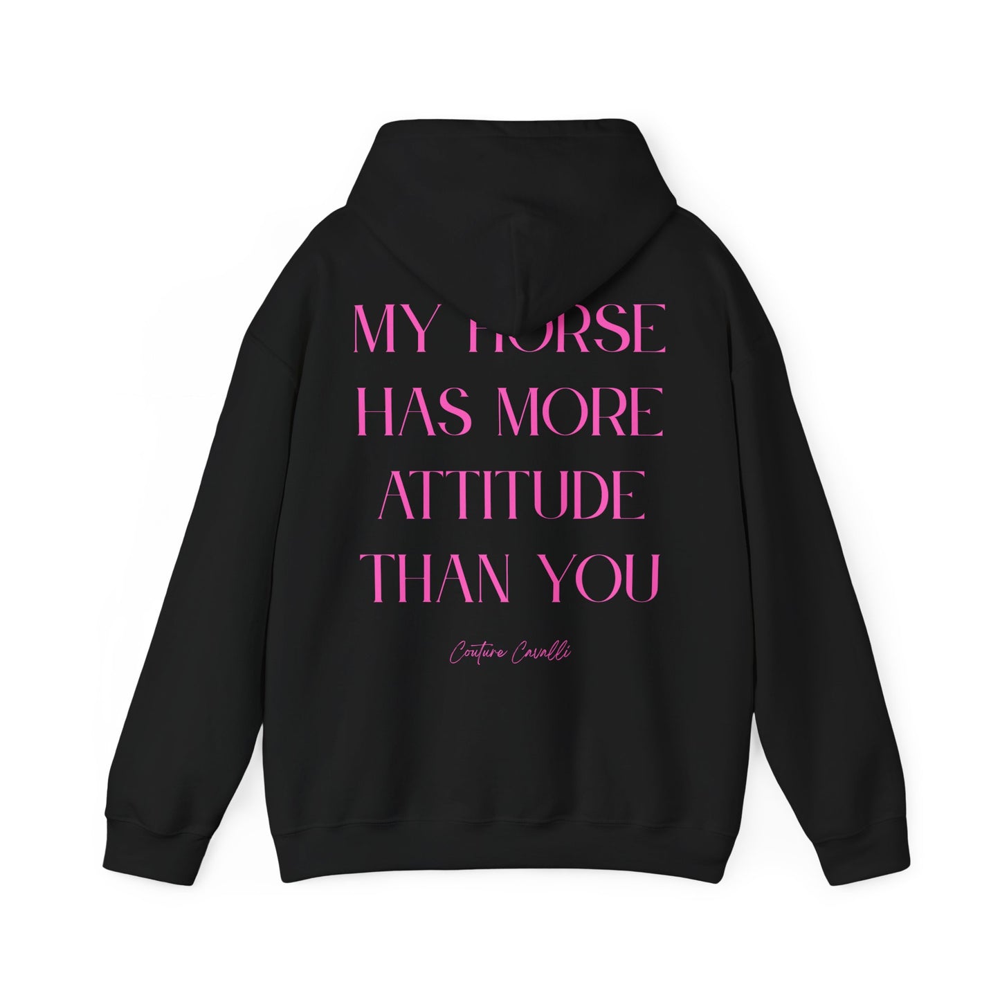 Horse Attitude Hoodie — My Horse Has More Attitude Than You