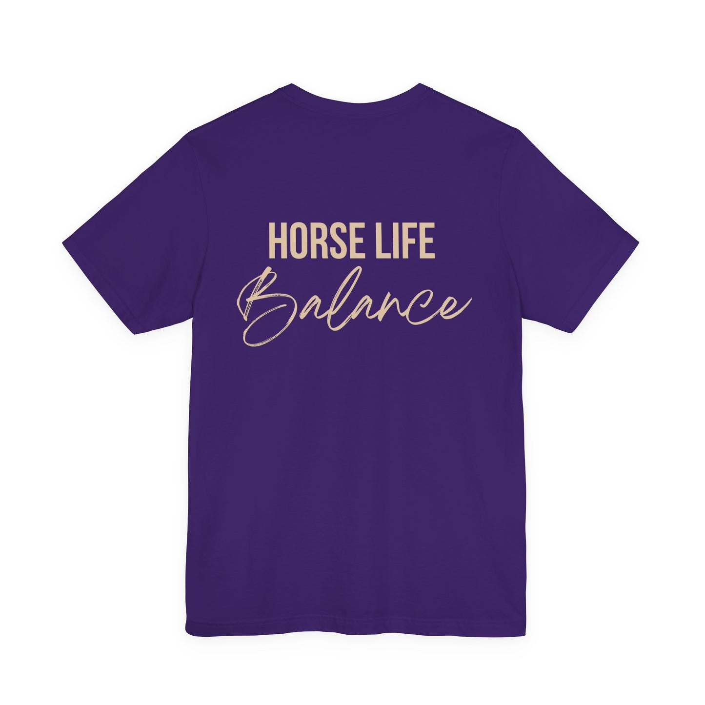 Horse Life Balance T-Shirt — Equestrian Casual Tee