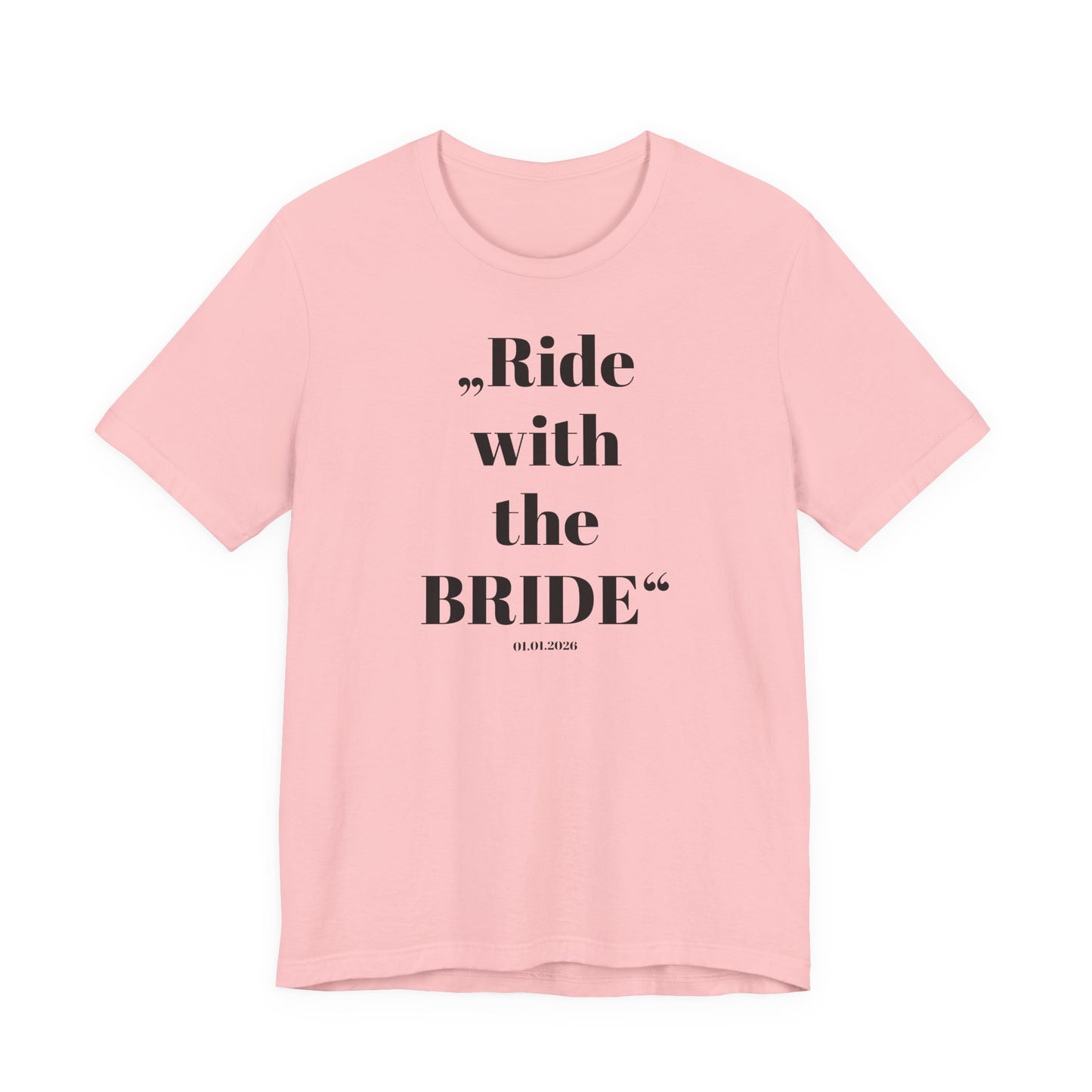 Ride with the Bride  - Shirt I Horse Girl Bridesmaid Tee I Wedding Squad Shirt I Junggesellinnen Abschied T-Shirt