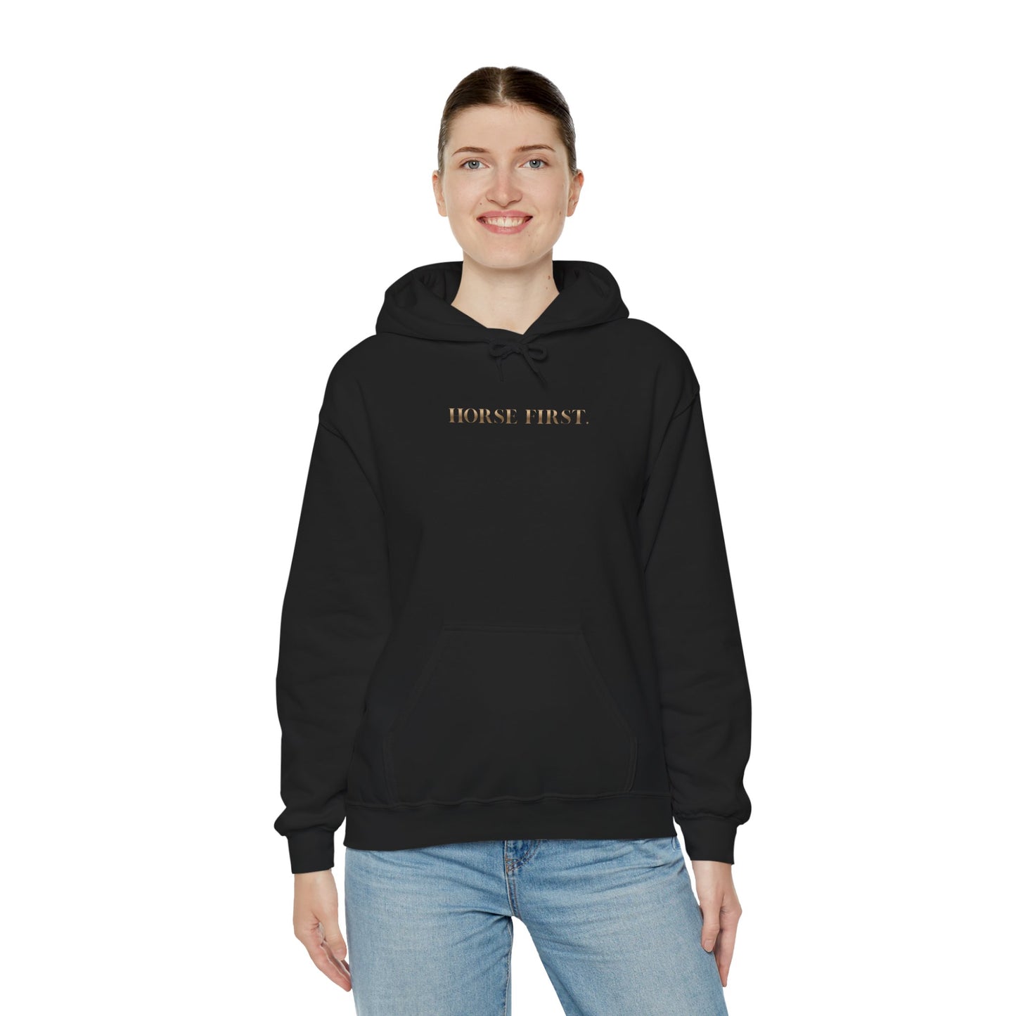 Hoodie — 'Horse First' Minimalist Equestrian Pullover