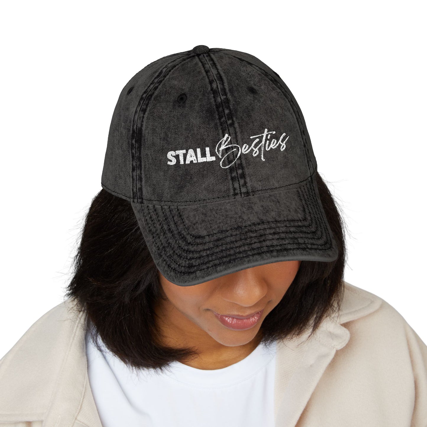Stall Besties Cap | Vintage Embroidered Baseball Cap