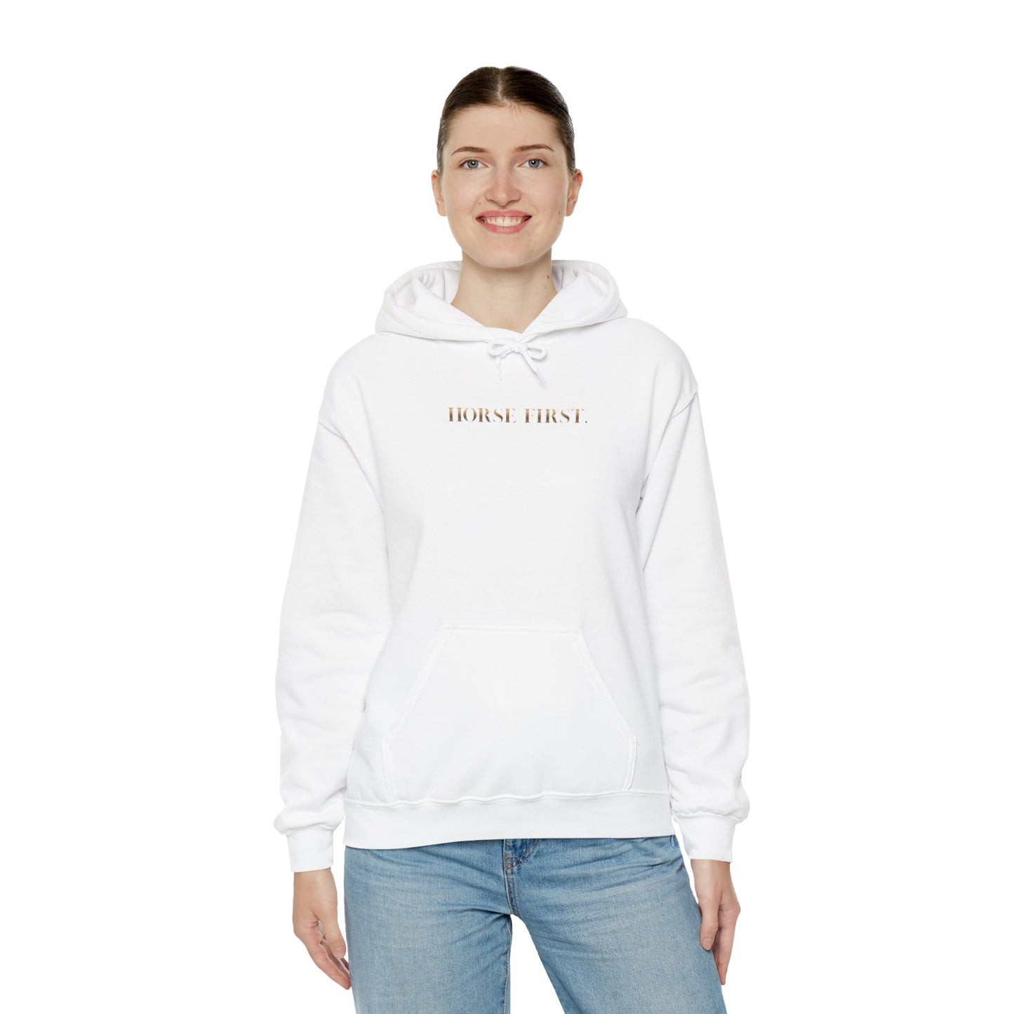 Hoodie — 'Horse First' Minimalist Equestrian Pullover