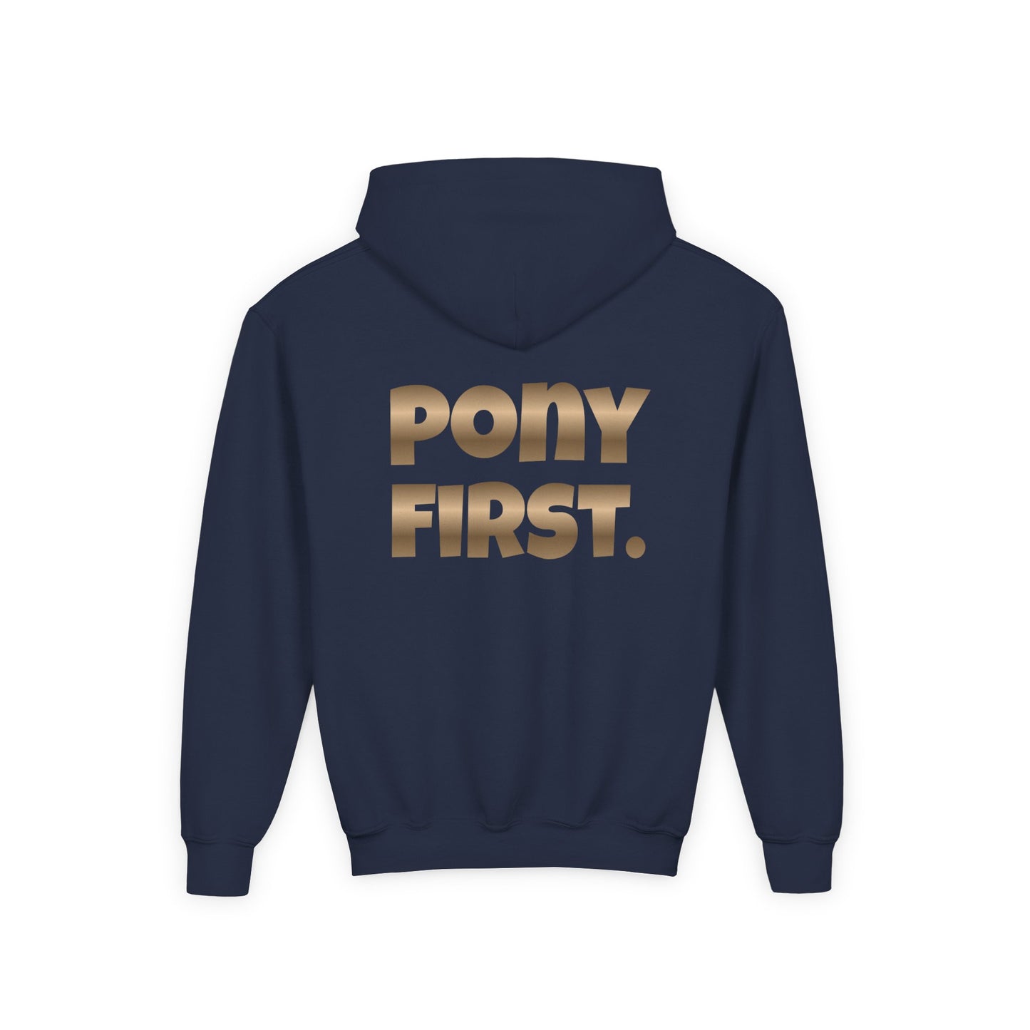 Personalisiert: Pony First Kinder-Hoodie – Mit eigenem Namen oder Ponynamen
