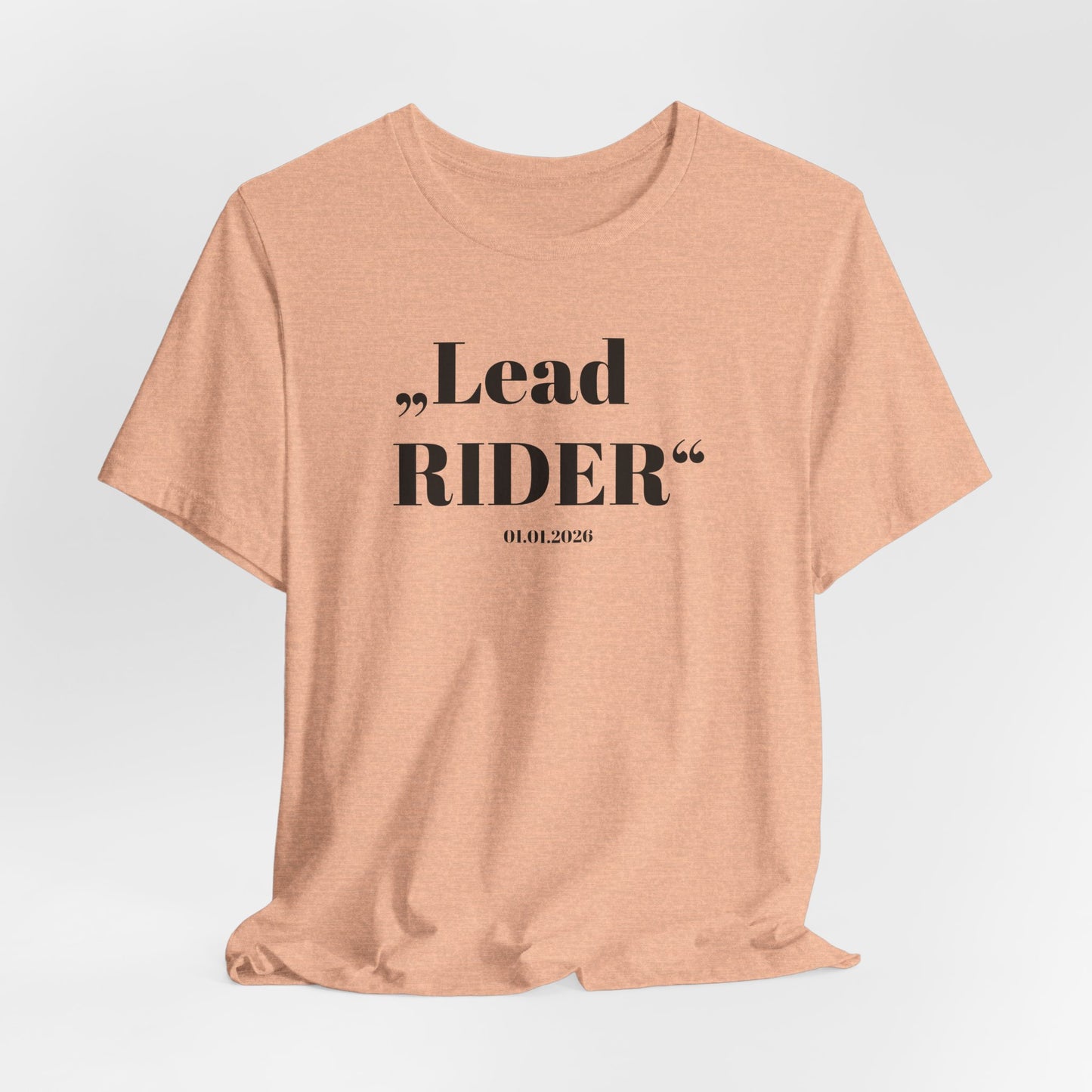 Lead Rider T‑Shirt — Maid of Honor Horse Girl Tee - Bridal Party Equestrian Shirt - Couture Cavalli