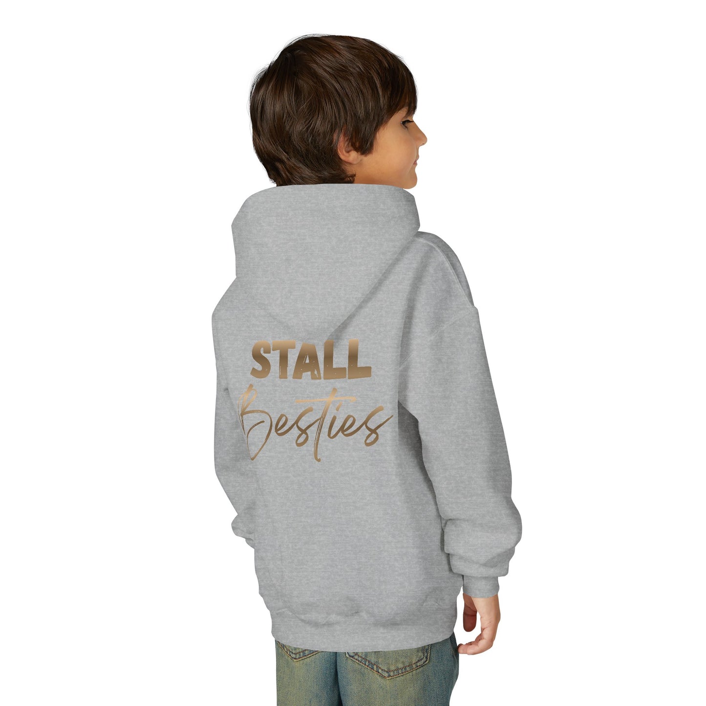 Stall Besties Hoodie für Kinder – Für beste Freundinnen im Stall